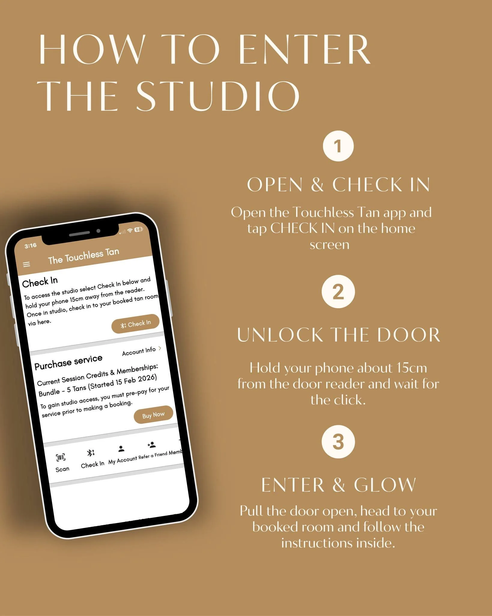 New here?

Getting into our studio is easy peasy. Follow our 3 easy steps.
 #southperthtanning #wembleytanning #privatetanning #contactlesstan #spraytanperth