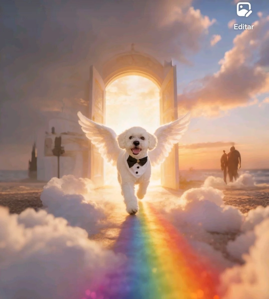 Vuela alto Ody, cruza el arcoiris y sigue siendo inmensamente feliz, tus enseñanzas de amor y fidelidad las seguiremos, cuidaré de tu pequeñita manada, te amamos hasta el infinito y más allá 💫