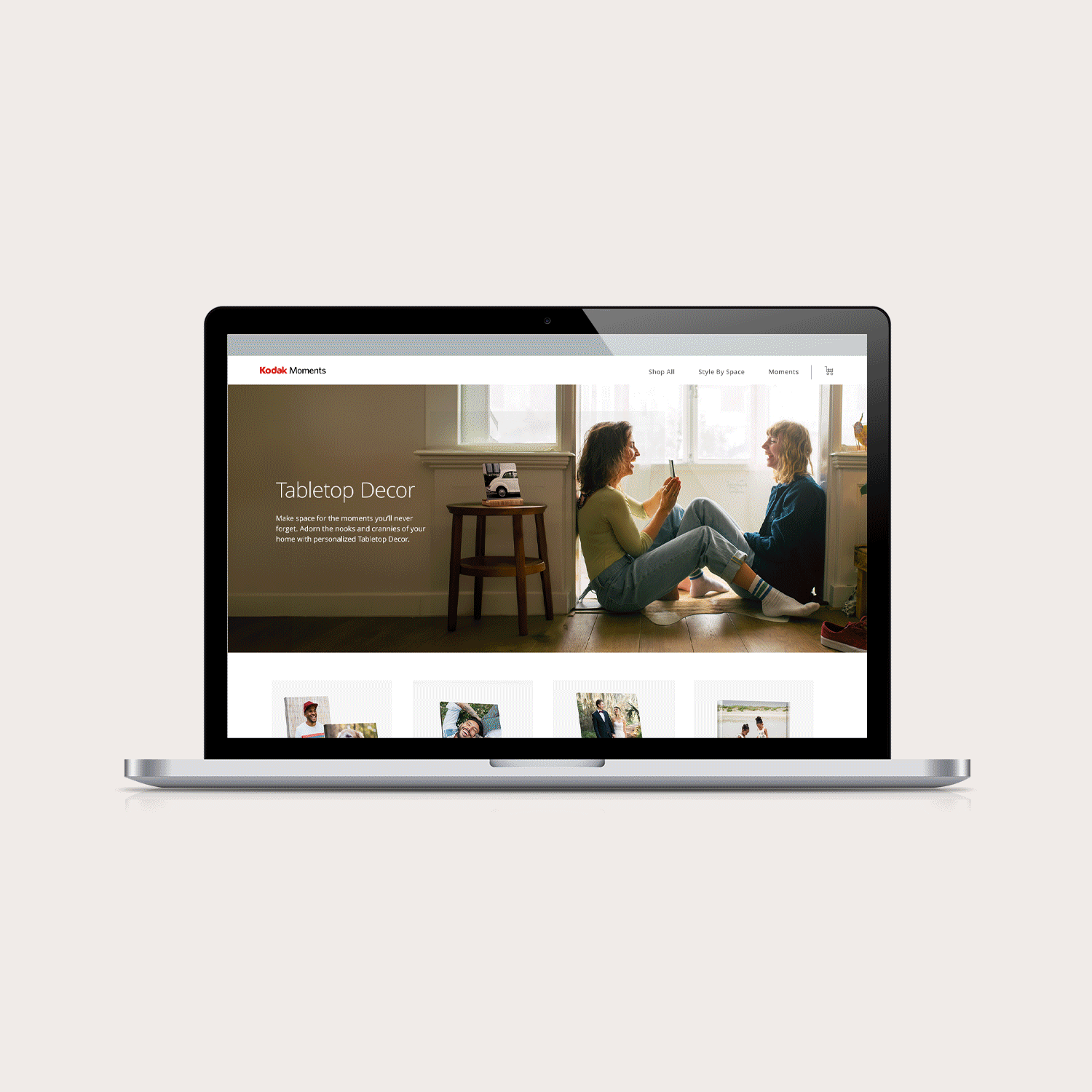 Kodak Moments Web Design + Wireframes