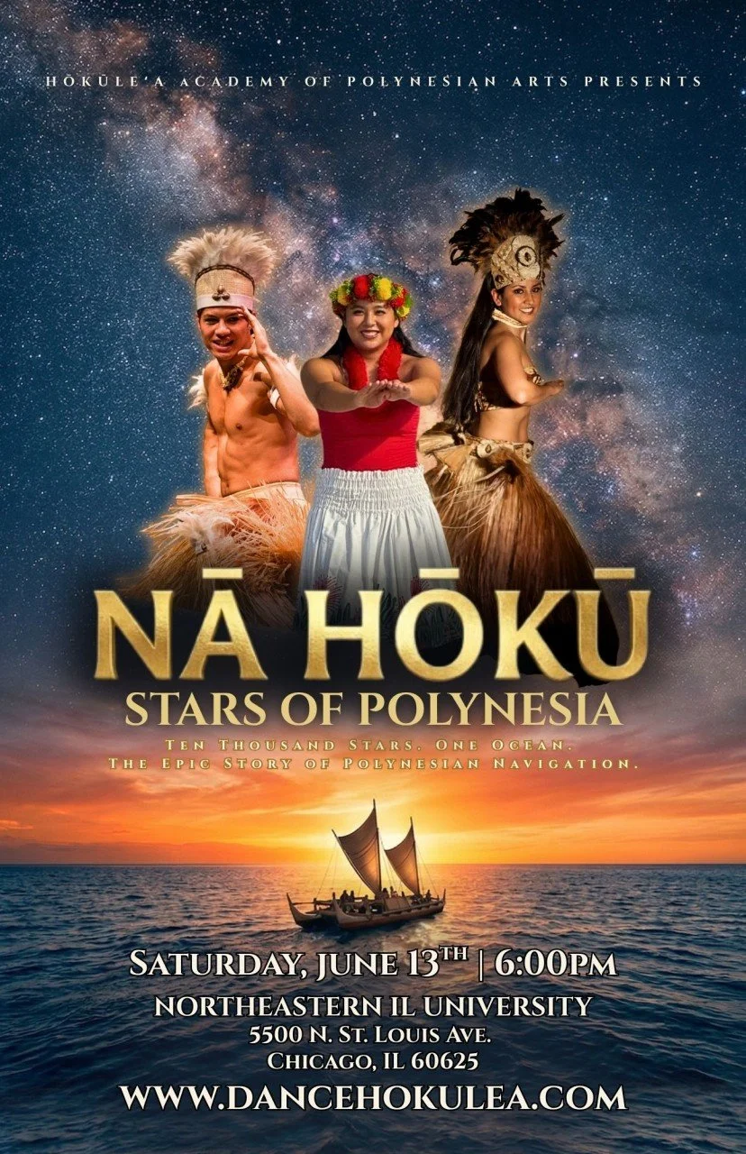 Poster of Polynesian Voyagers traveling the ocean