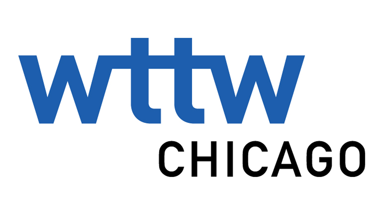 WTTW Chicago logo in blue and black text