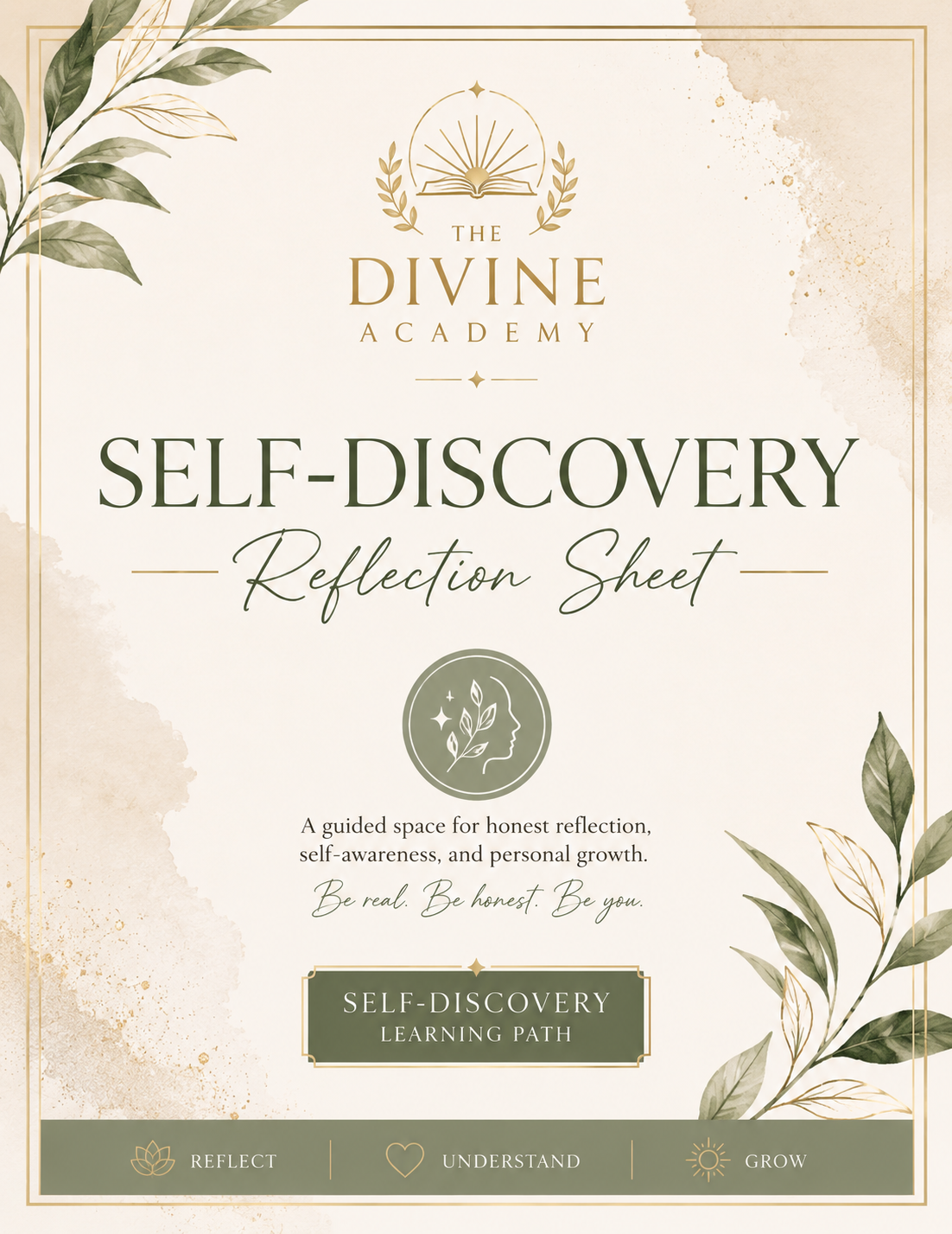Self-Discovery Reflection Sheet