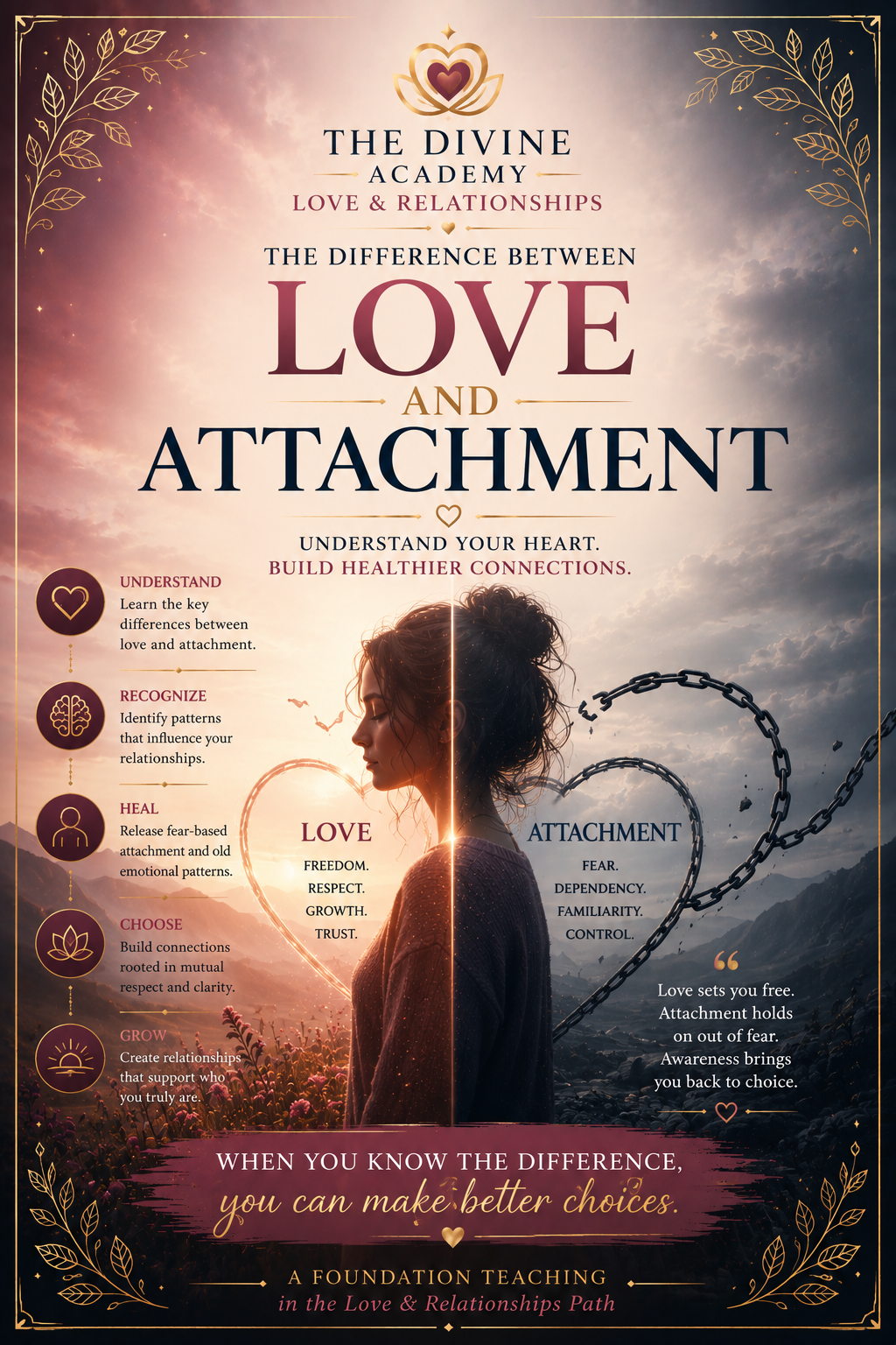 The Difference Between Love and Attachment