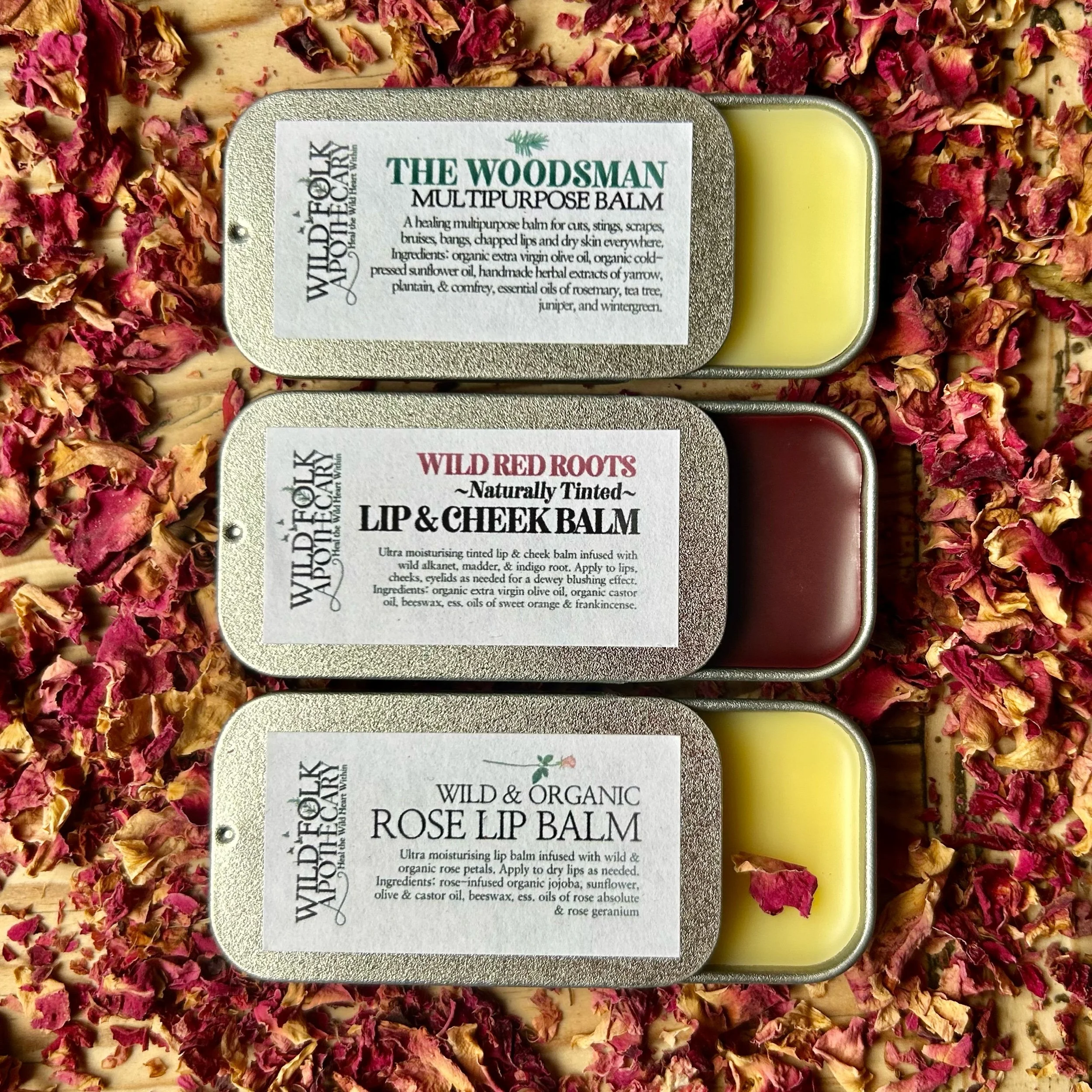 Wild Kisses Organic Lip Balm Bundle