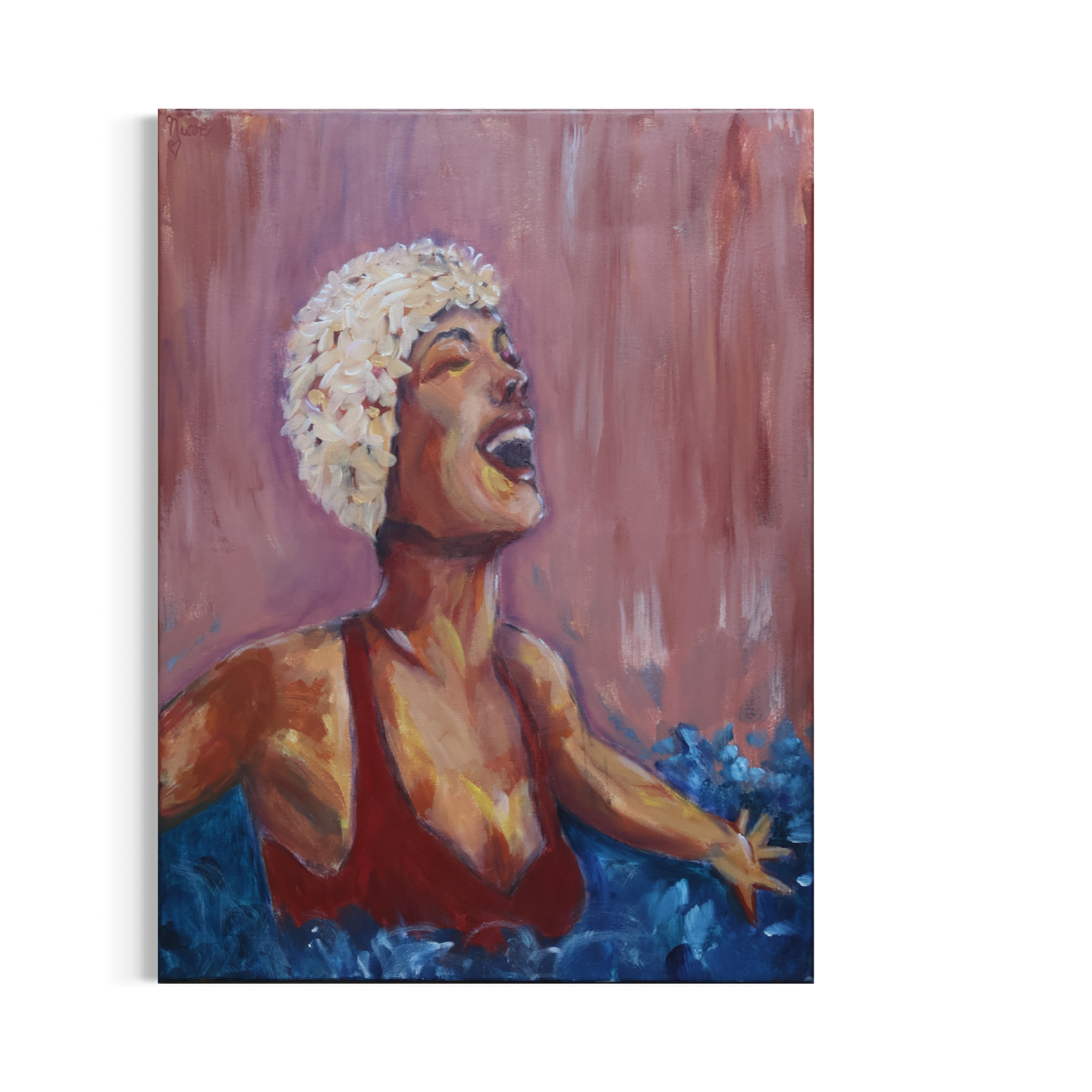Acrylgemälde Giselas Element – figurative Malerei – Sonia Gonze Nürnberg