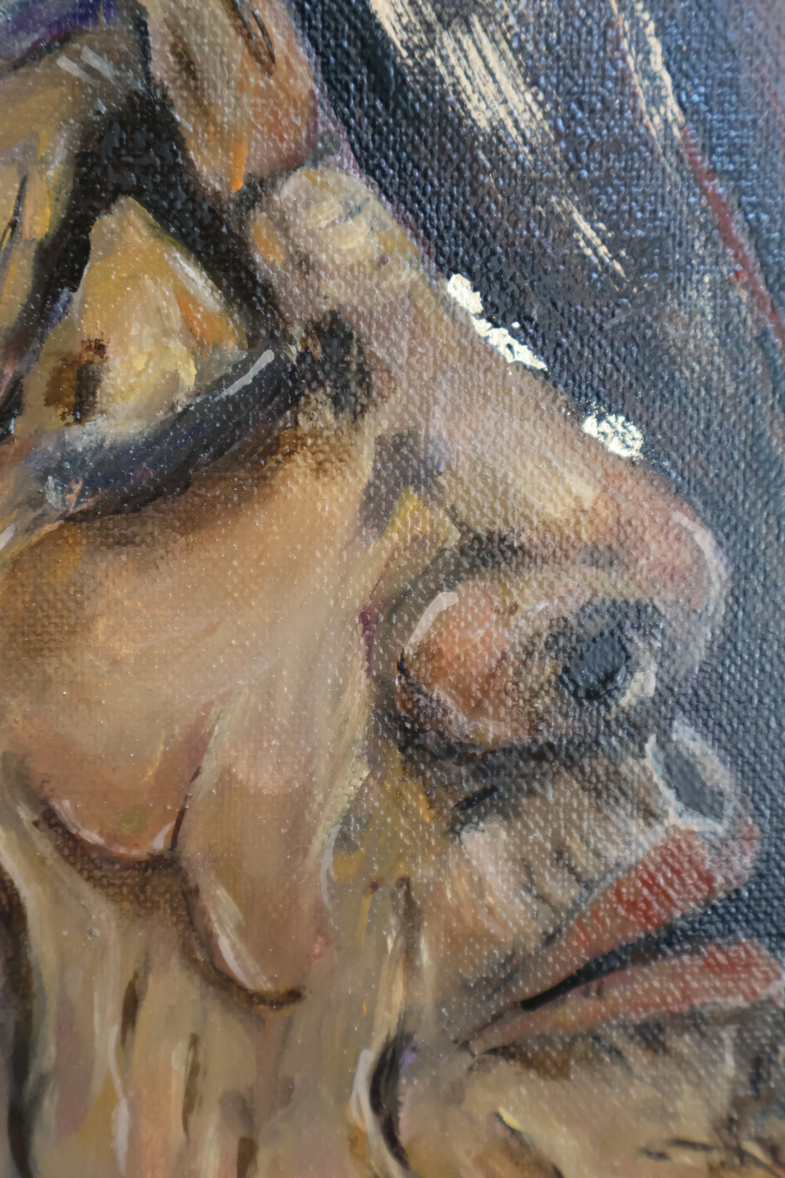 Detail Gesicht Tante Käthe