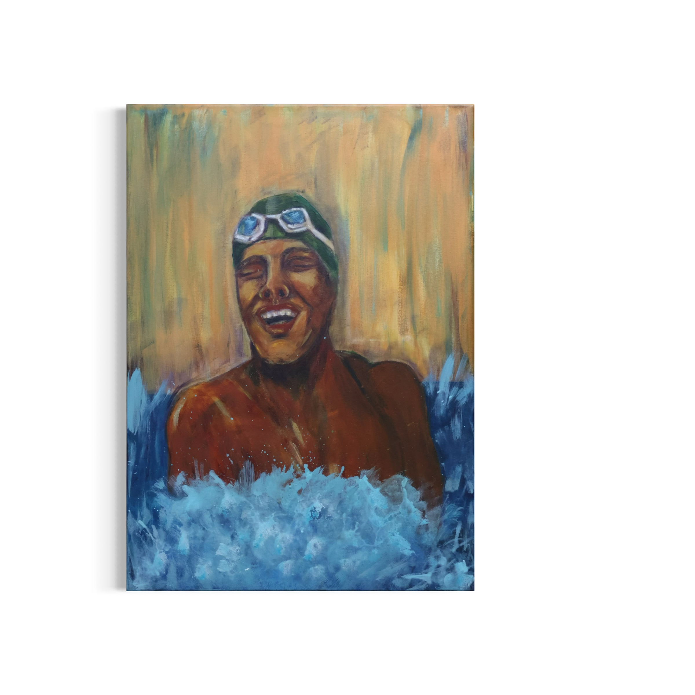 Acrylgemälde Walters Angeberei – figurative Malerei – Sonia Gonze Nürnberg