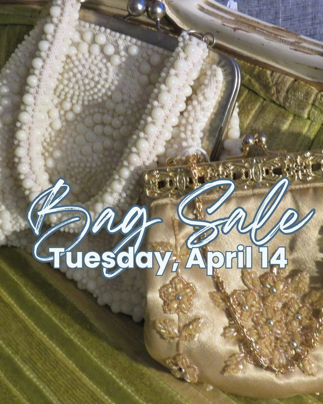 Grab it while you can 👜✨
All bags are on sale 50% off at Twice Blessed!

Totes, purses, clutches&mdash;
the perfect find is waiting for you.