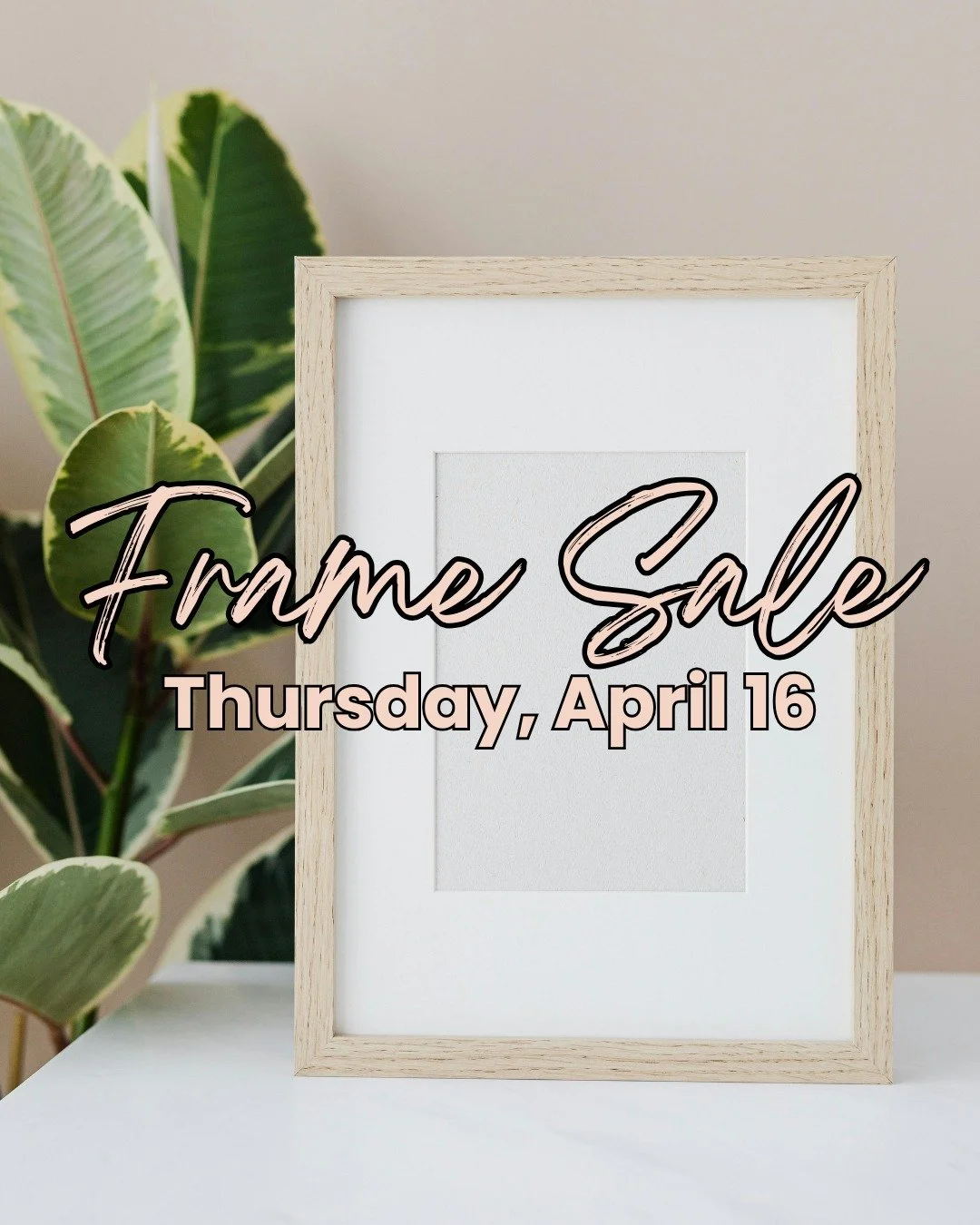 If it has a frame&hellip; it&rsquo;s 50% OFF 🖼️✨

Wall art, picture frames, mirrors&mdash;
all half off today at Twice Blessed!

Come find the piece that brings it all together 🤍