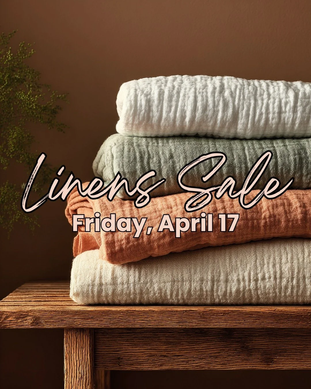 Time for a linen refresh 🛏️✨
Towels, sheets, and cozy finds are waiting for you&mdash;50% OFF!

Come see what you can bring home!