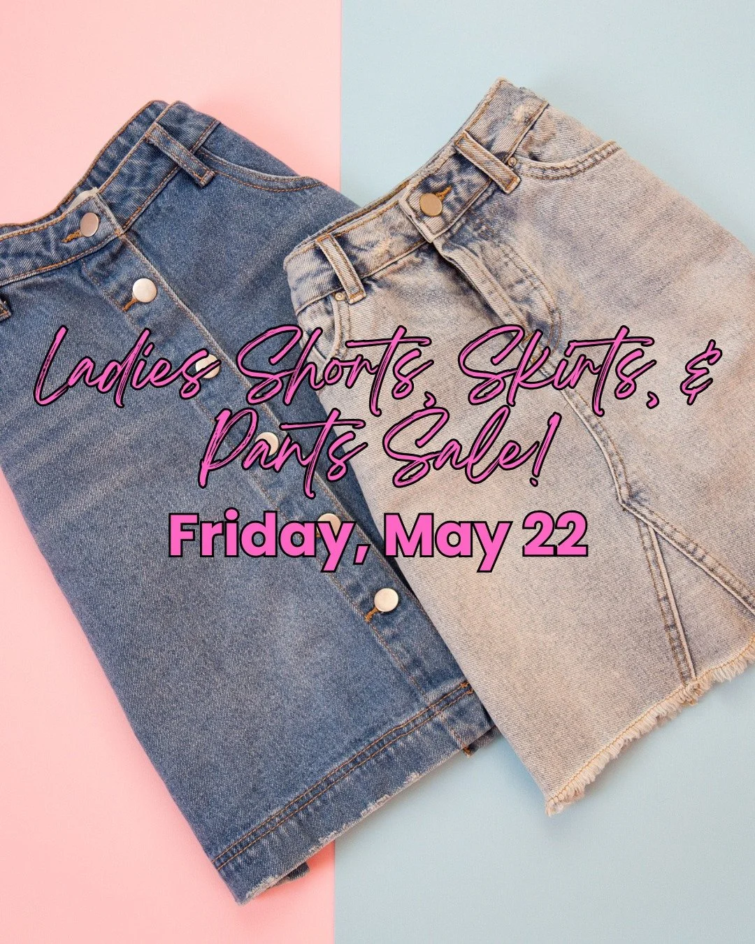 ☀️ Ladies Bottoms Sale at Twice Blessed ☀️

Skirts, pants, shorts&mdash;whatever this season calls for, we&rsquo;ve got racks full of pieces ready for a second life and a new closet.

🖤Easy linen pants for the heat.
🖤Denim shorts for everyday erran
