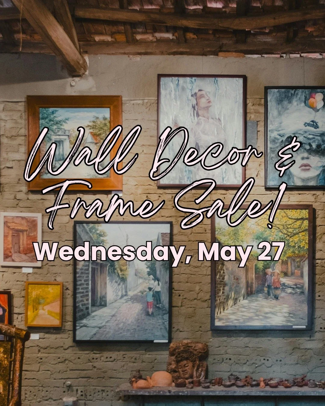 🖼️ Wall Decor &amp; Frames Sale at Twice Blessed 🖼️

Sometimes freshening up a space doesn&rsquo;t mean starting over&mdash;it just means changing what&rsquo;s on the walls.

A few easy ways to make a room feel new again:
✨ Layer different frame si