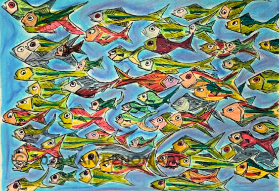 "Story of My Life" (PAFS2555)
Pastel on Paper;
20 x 26" ( 50.8 x 66.04 cm)