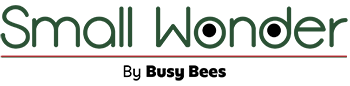 Logo of Small Wonder with green and black text
