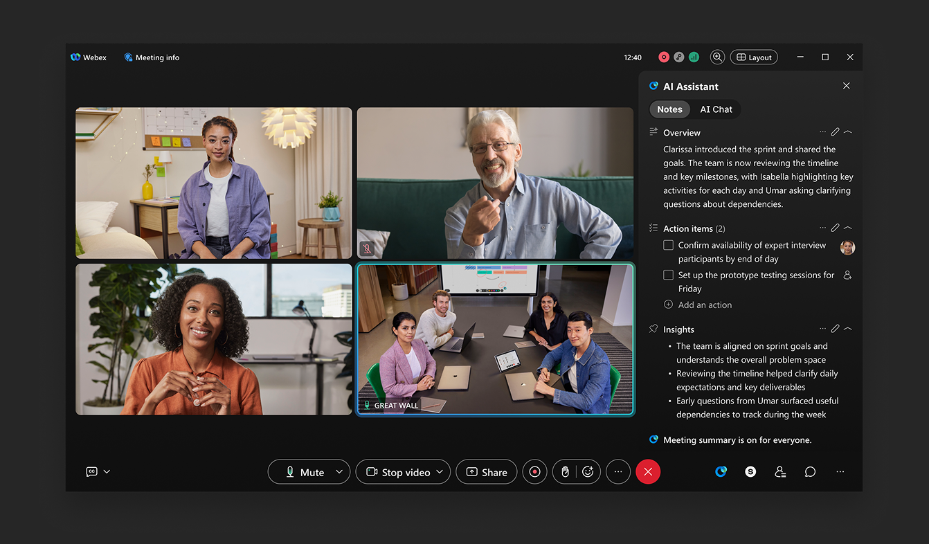 Proactive AI assistant