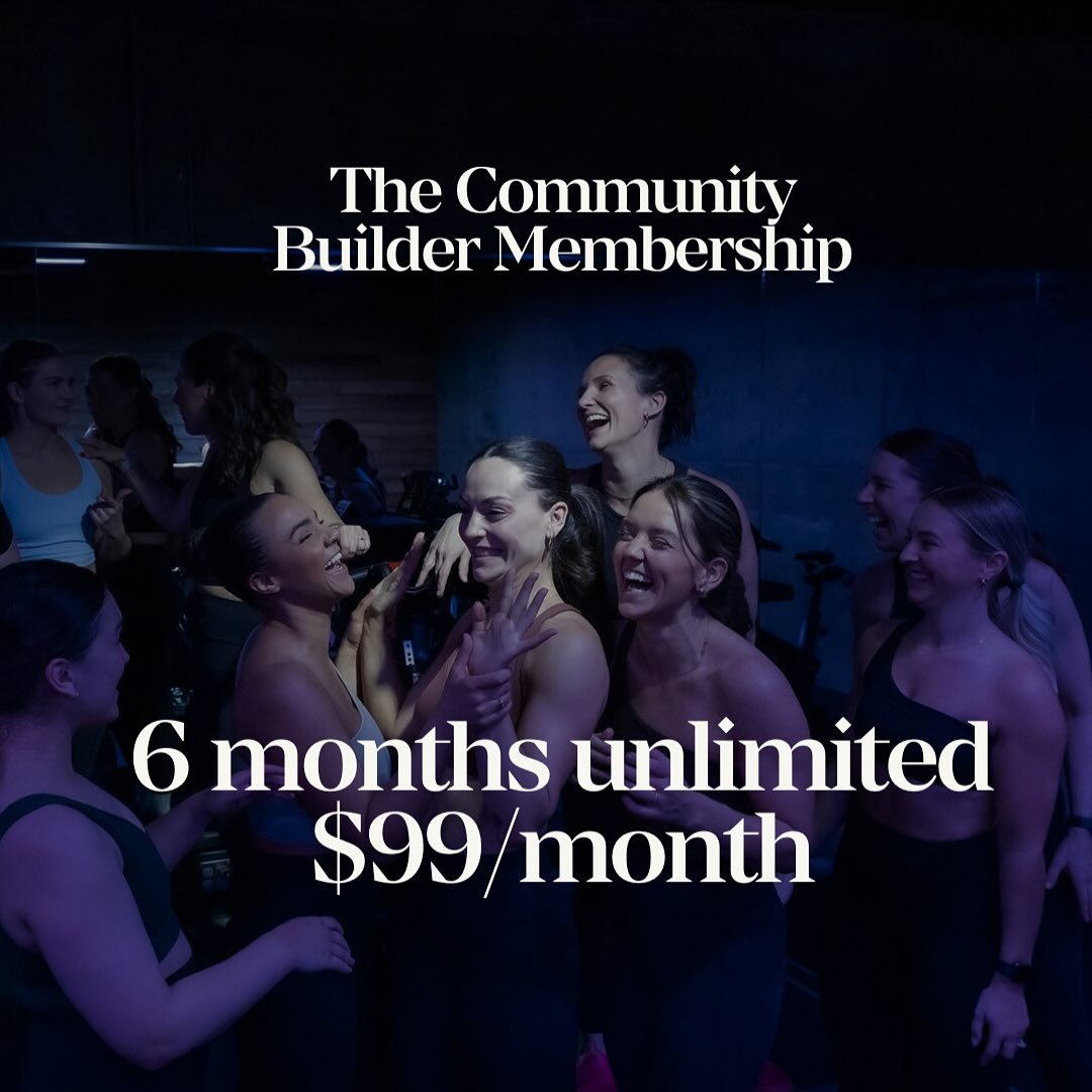 The Community Builder Membership

Life is full, stress is high, the world can feel heavy and sometimes the cost of fitness can feel like &ldquo;one more thing&rdquo;.&nbsp;&nbsp;We hear you. 
 
That&rsquo;s why we created The Community Builder Member