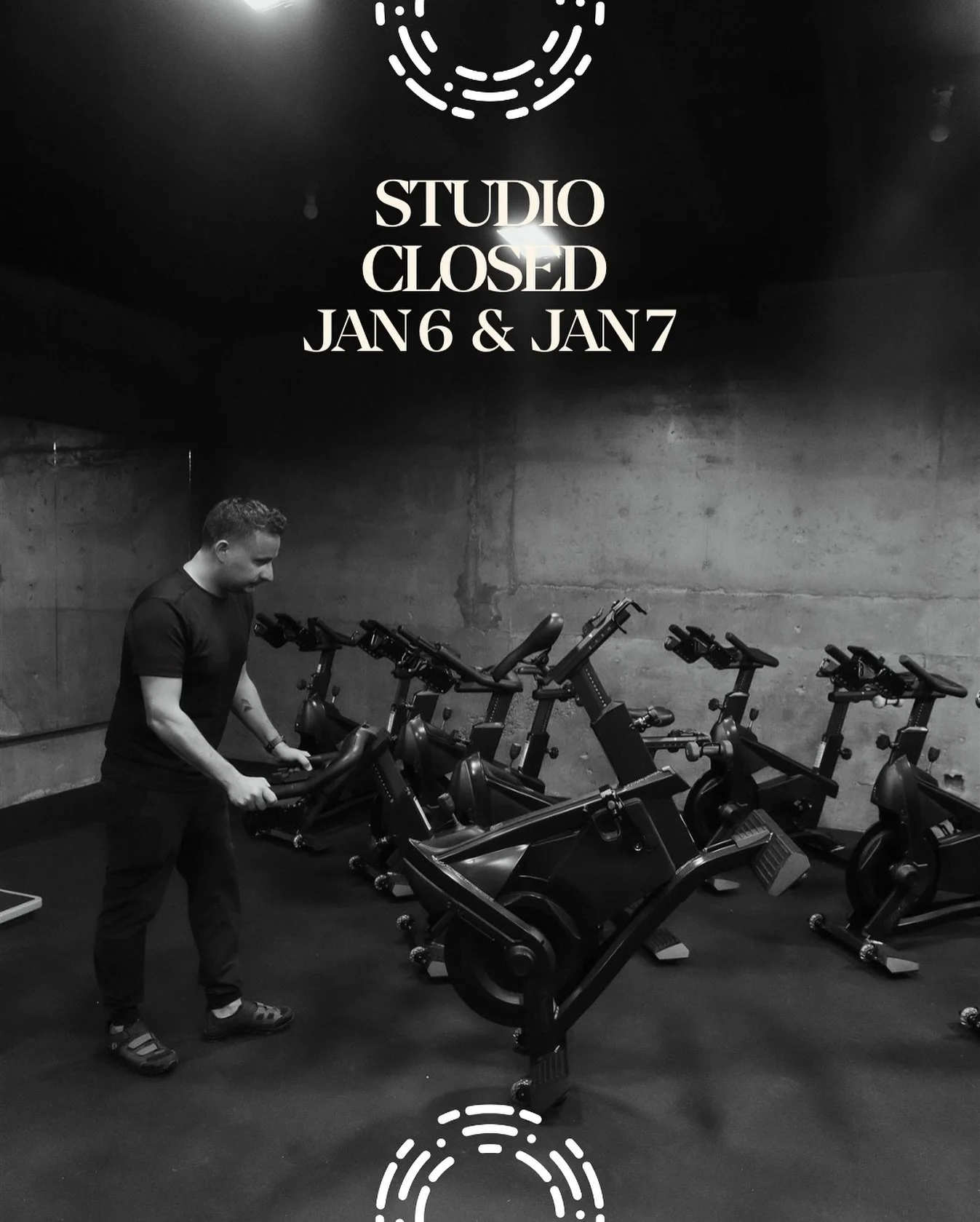 🚧✨ Studio glow-up in progress ✨🚧
We&rsquo;ll be closed for studio improvements after our Tuesday Jan 6 6AM ride, and all day Wednesday while we do a little behind-the-scenes work to make your ride experience even better.
📅 Last class: Tuesday Jan 