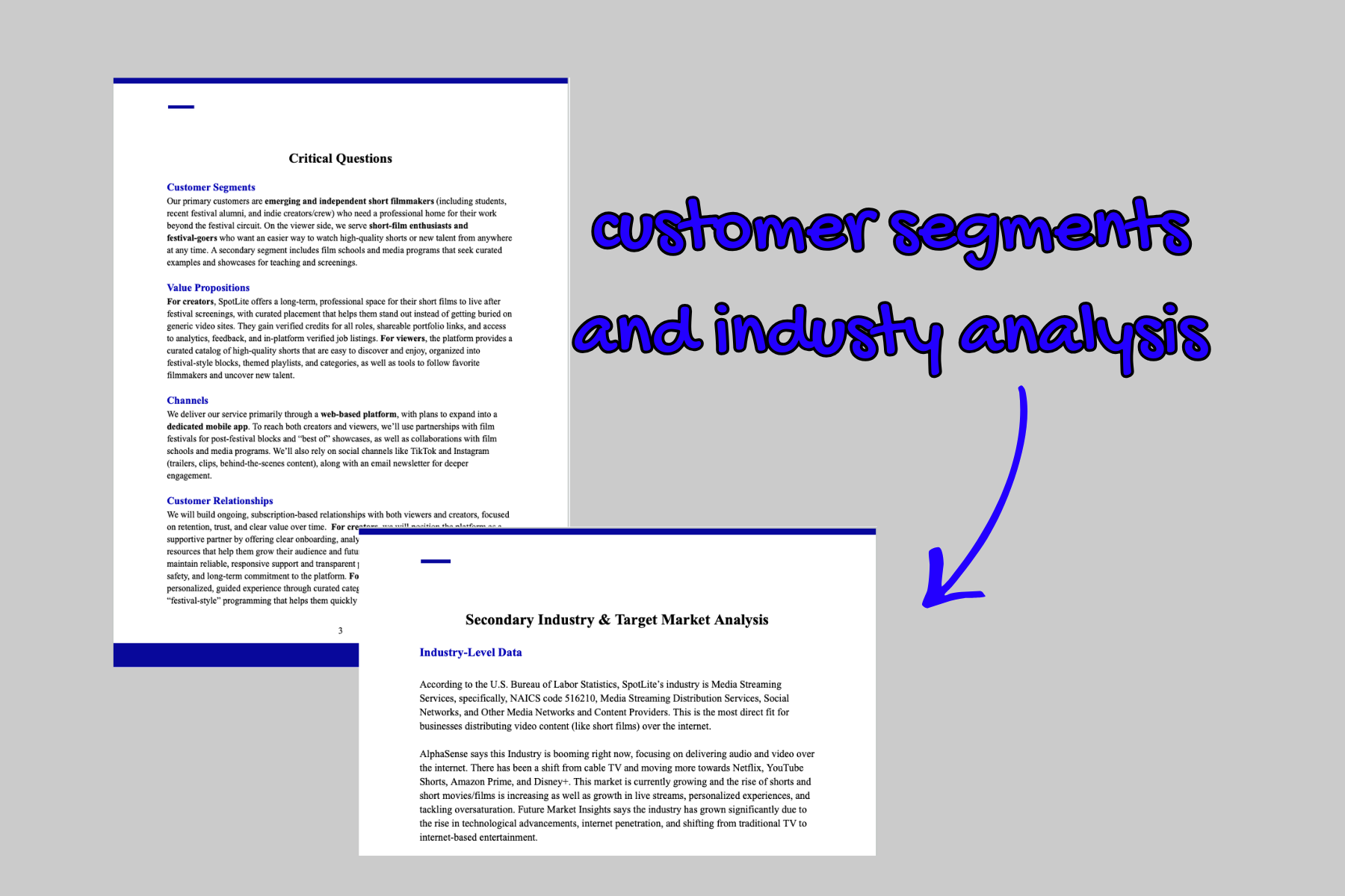 I conducted research to identify core user segments and analyze industry trends, shaping the platform’s positioning and value proposition.