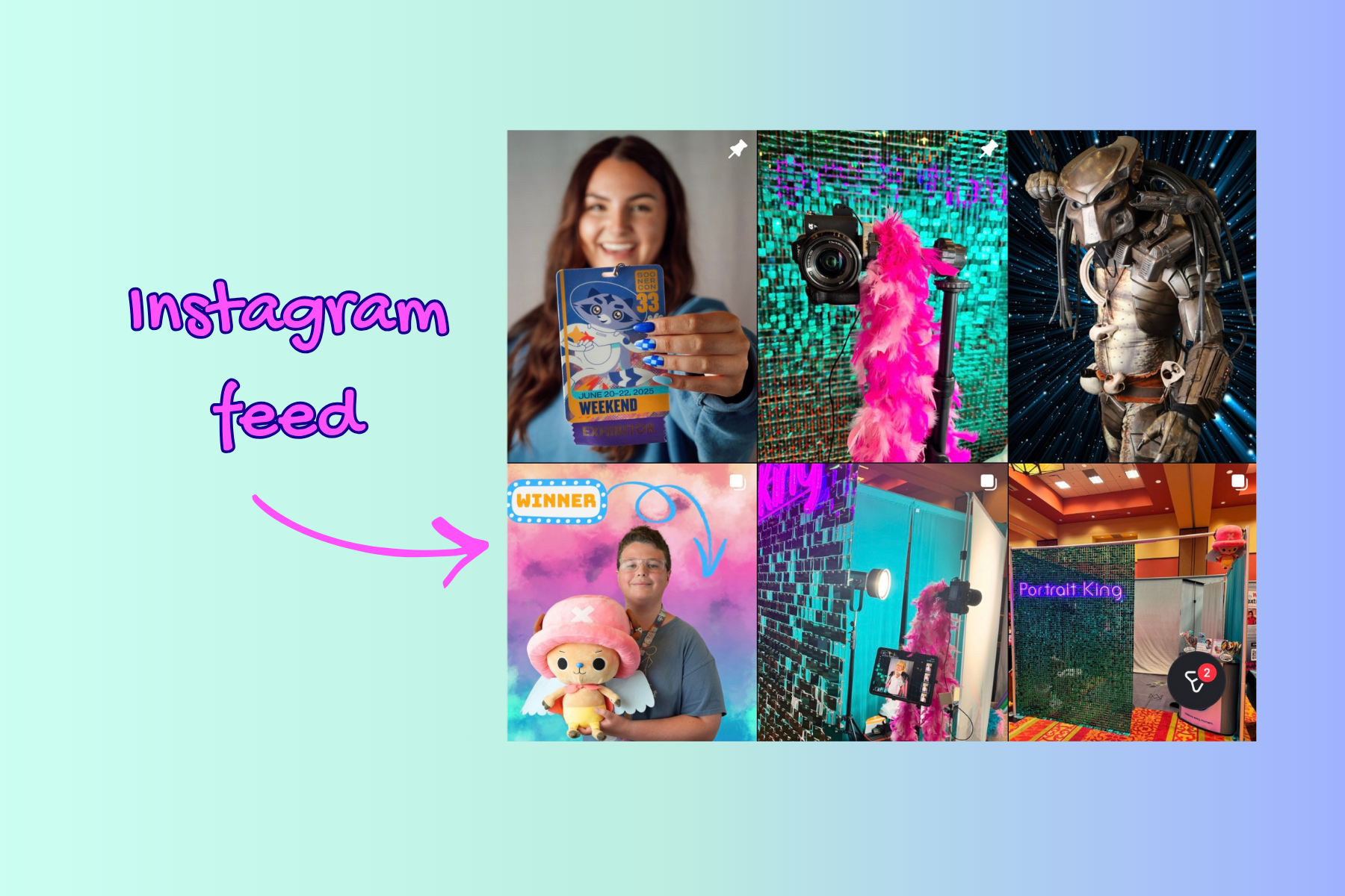 I created and curated Instagram content to promote the brand, highlight the booth experience, and increase engagement before, during, and after the event resulting in several UGC posts and future event requests. 