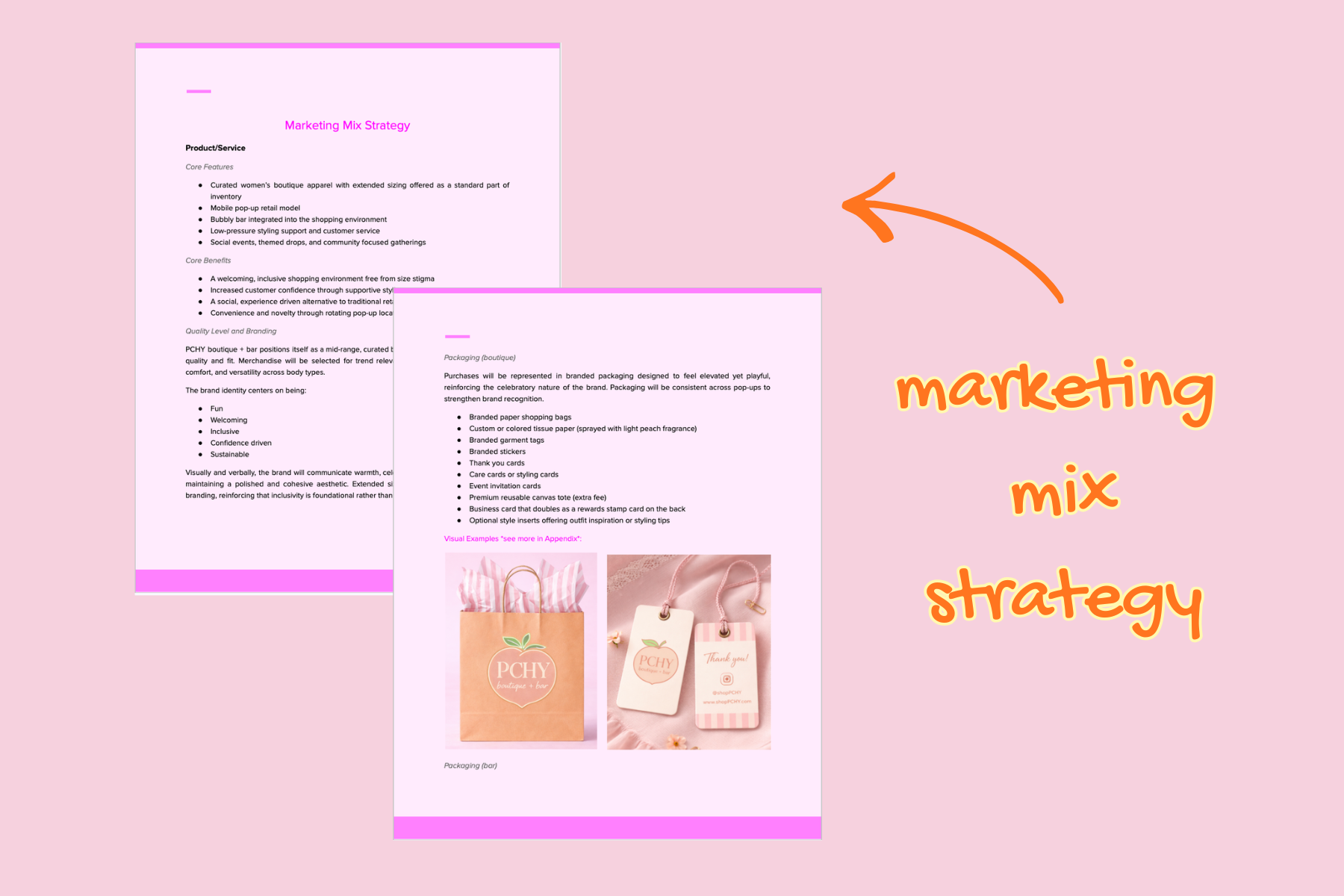 I defined the product, experience, and branding approach to differentiate PCHY in the market; including elements of product, price, place, and promotion. This ensures a cohesive strategy across both digital and in-person touch points.