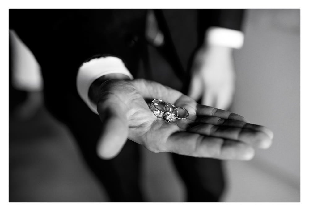 Wedding rings, The Scotsman Hotel, Edinburgh.