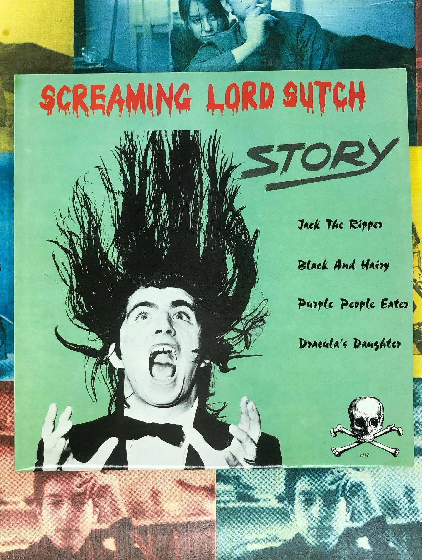 Vote for insanity, you know it makes sense&hellip;Screaming Lord Sutch, Story LP. #screaminglordsutch #horror #monsterrock