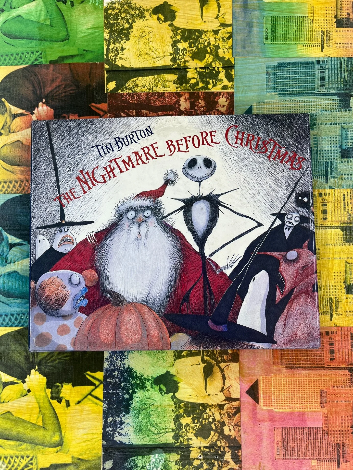 #thenightmarebeforechristmas #timburton book #rocknrollpubliclibrary