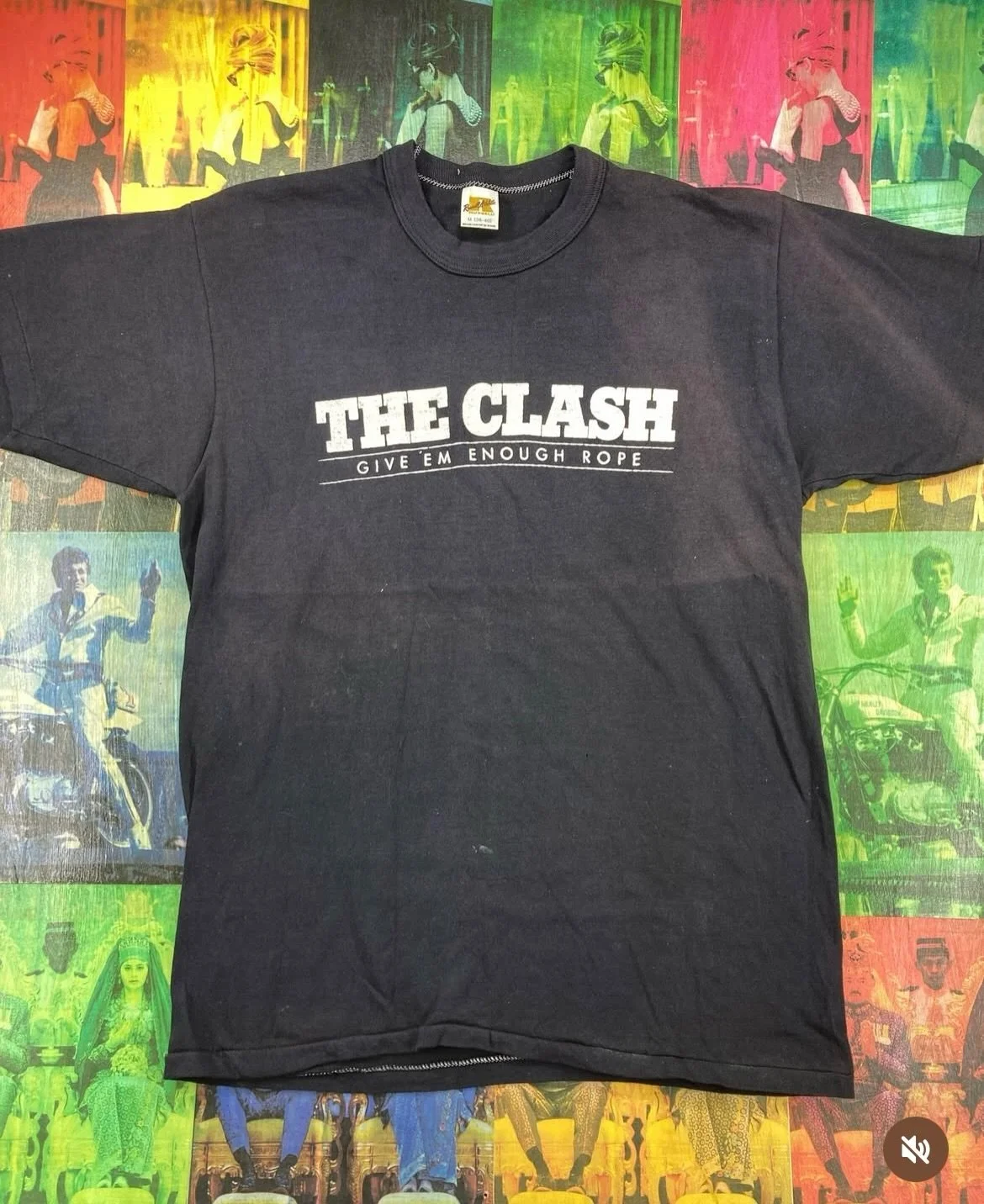 #theClash 1979 US tour t-shirt / #rocknrollpubliclibrary / #vintagetshirt #punkrock