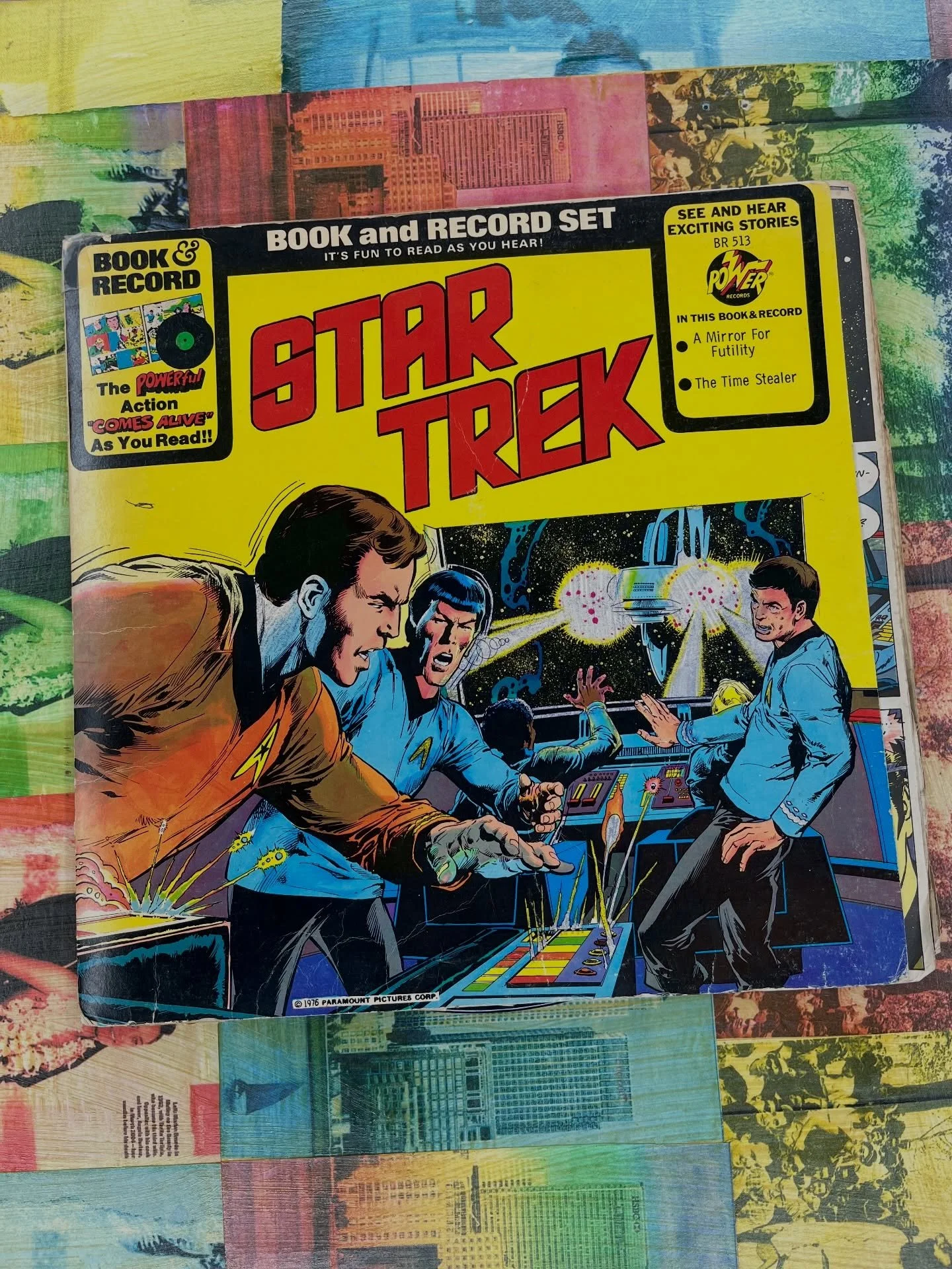 #StarTrek Book and Record Set 1976. #rocknrollpubliclibrary