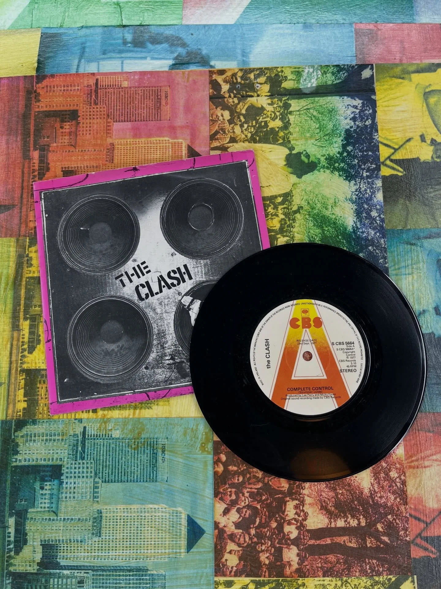 #TheClash Complete Control promo 7&rdquo; 1977 - from the #rocknrollpubliclibrary // @the_clash