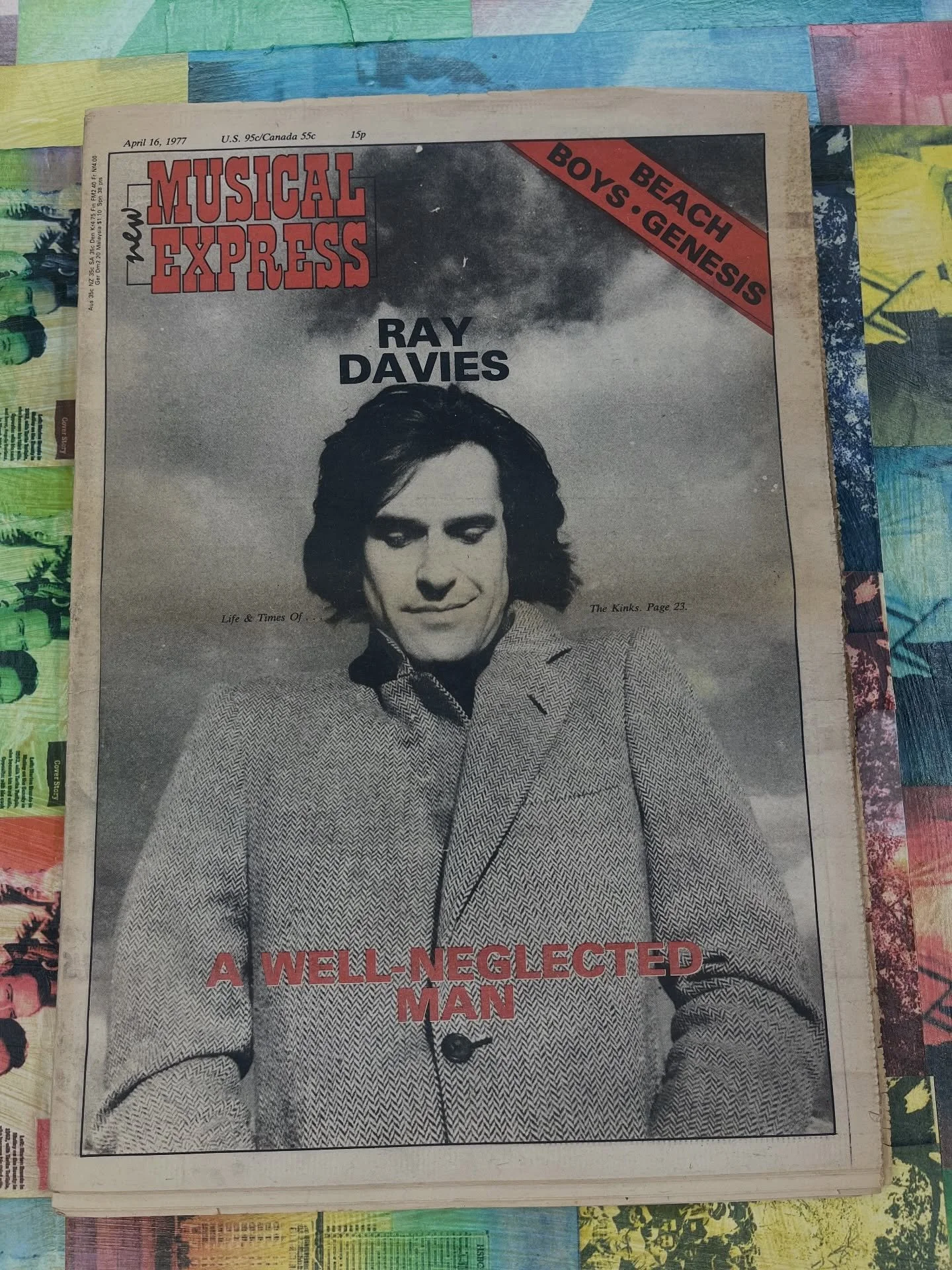 Today&rsquo;s NME 16 April 1977 #RayDavies #TheKinks // #rocknrollpubliclibrary