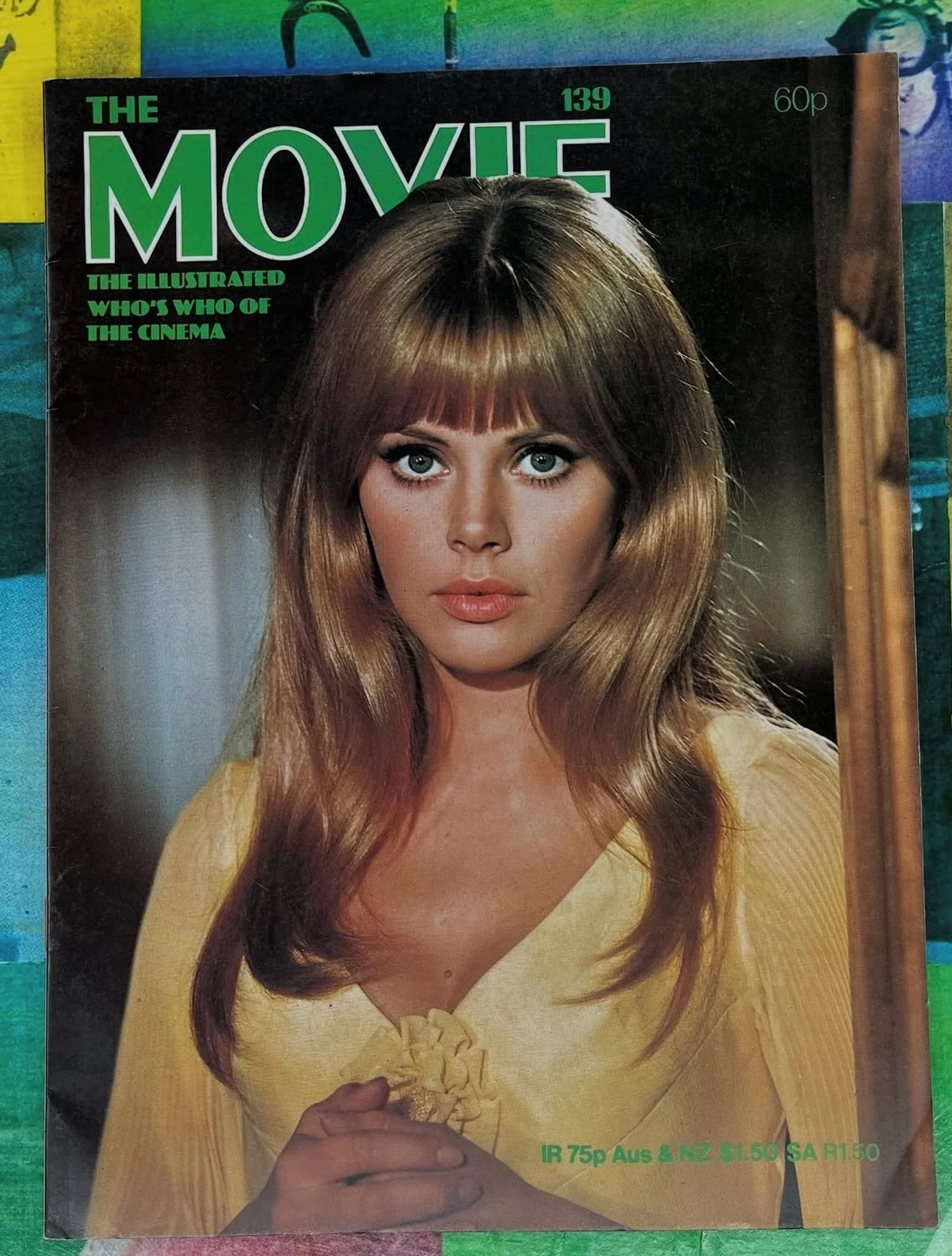 The Movie - Illustrated who&rsquo;s who of cinema - early 1980s part work magazine / Britt Ekland cover circa 1966 film After The Fox / #rocknrollpubliclibrary