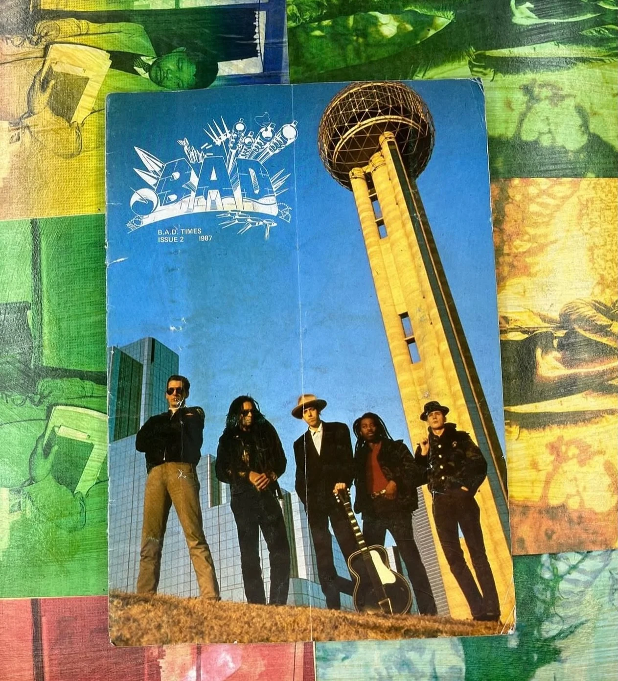 Big Audio Dynamite BAD Times 2 1987 The official #BigAudioDynamite fanzine. / #rocknrollpubliclibrary