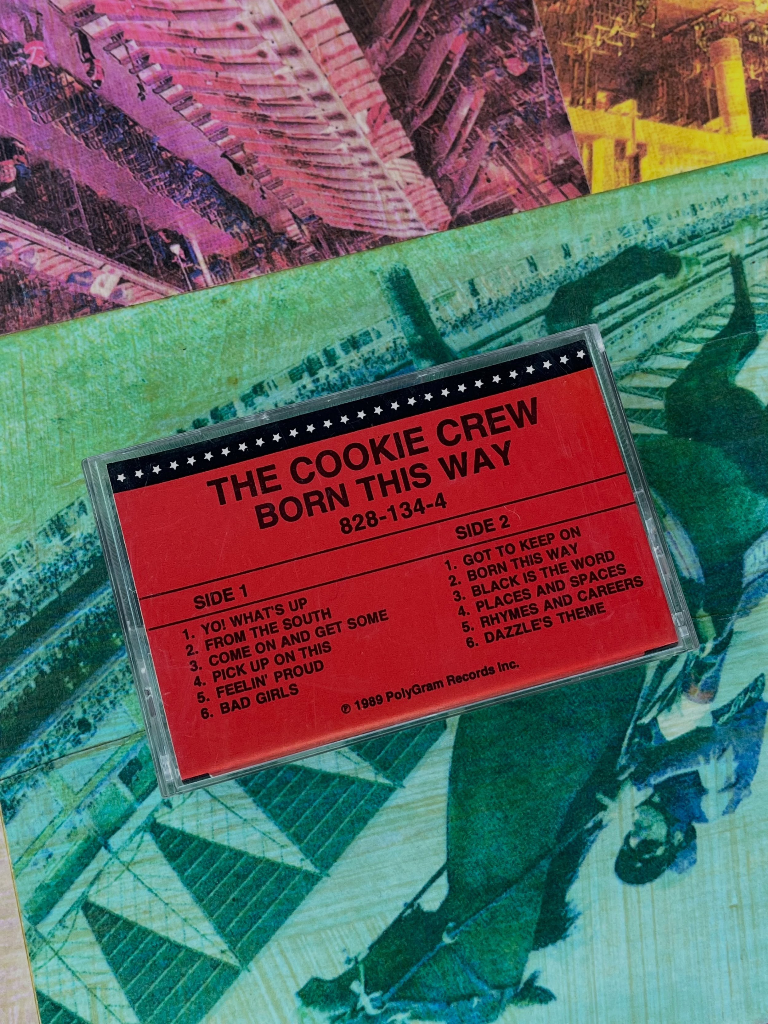 The Cookie Crew - Born This Way - 1989 promo cassette / #ukhiphop in the #rocknrollpubliclibrary / @cookiepryce