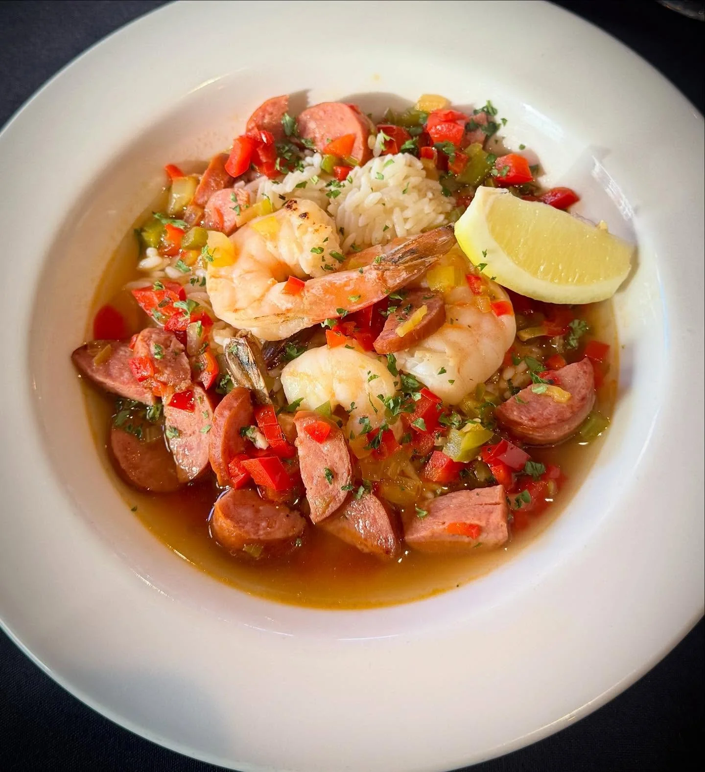 Experience bold flavors of the south with these weekend features!

🥘 Seafood &amp; Andouille Gumbo
Shrimp, smoked andouille sausage, peppers, and white rice simmered in a rich, savory broth.

🍝 Cajun Penne Pasta
Penne tossed with peppers, andouille