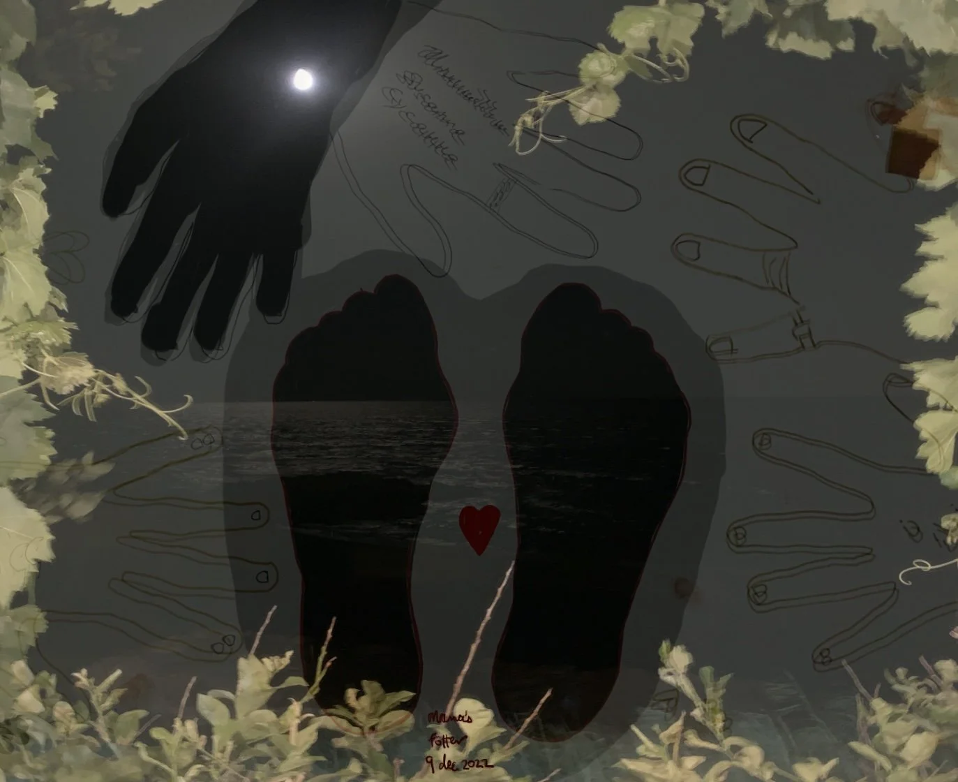 Shadows and <3: mammas fötter