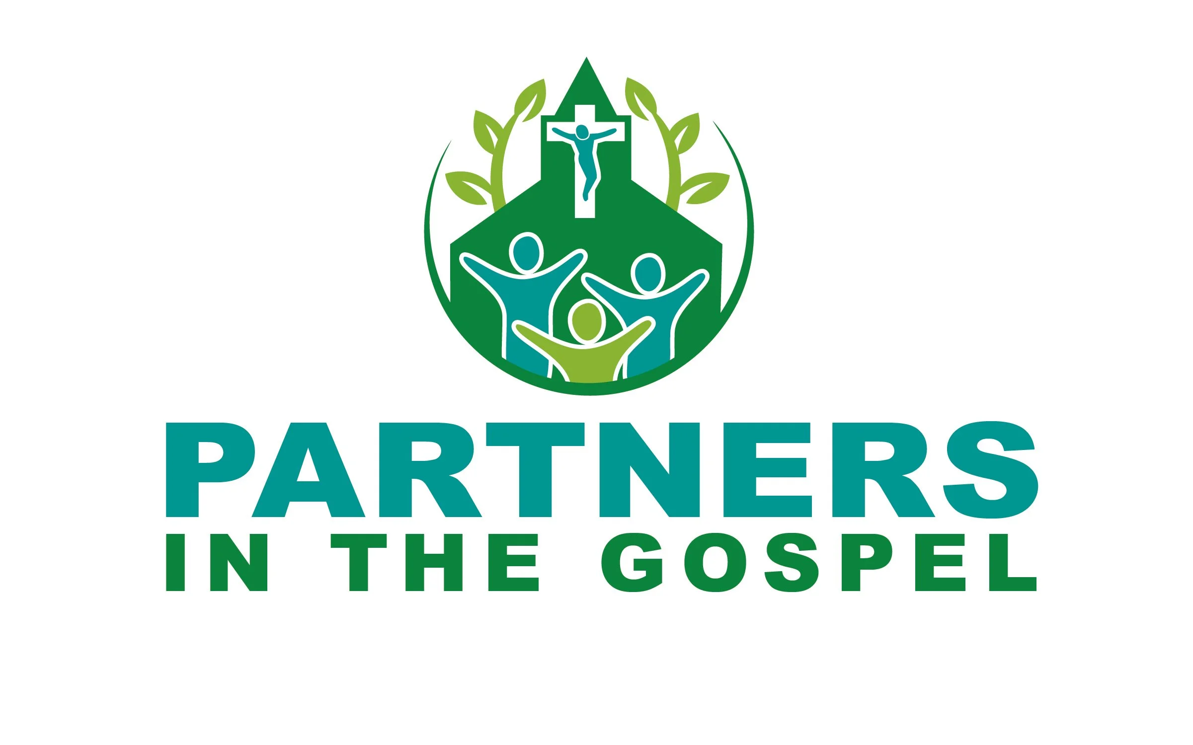 Logo for Partners in the Gospel to inspire evangelization.
