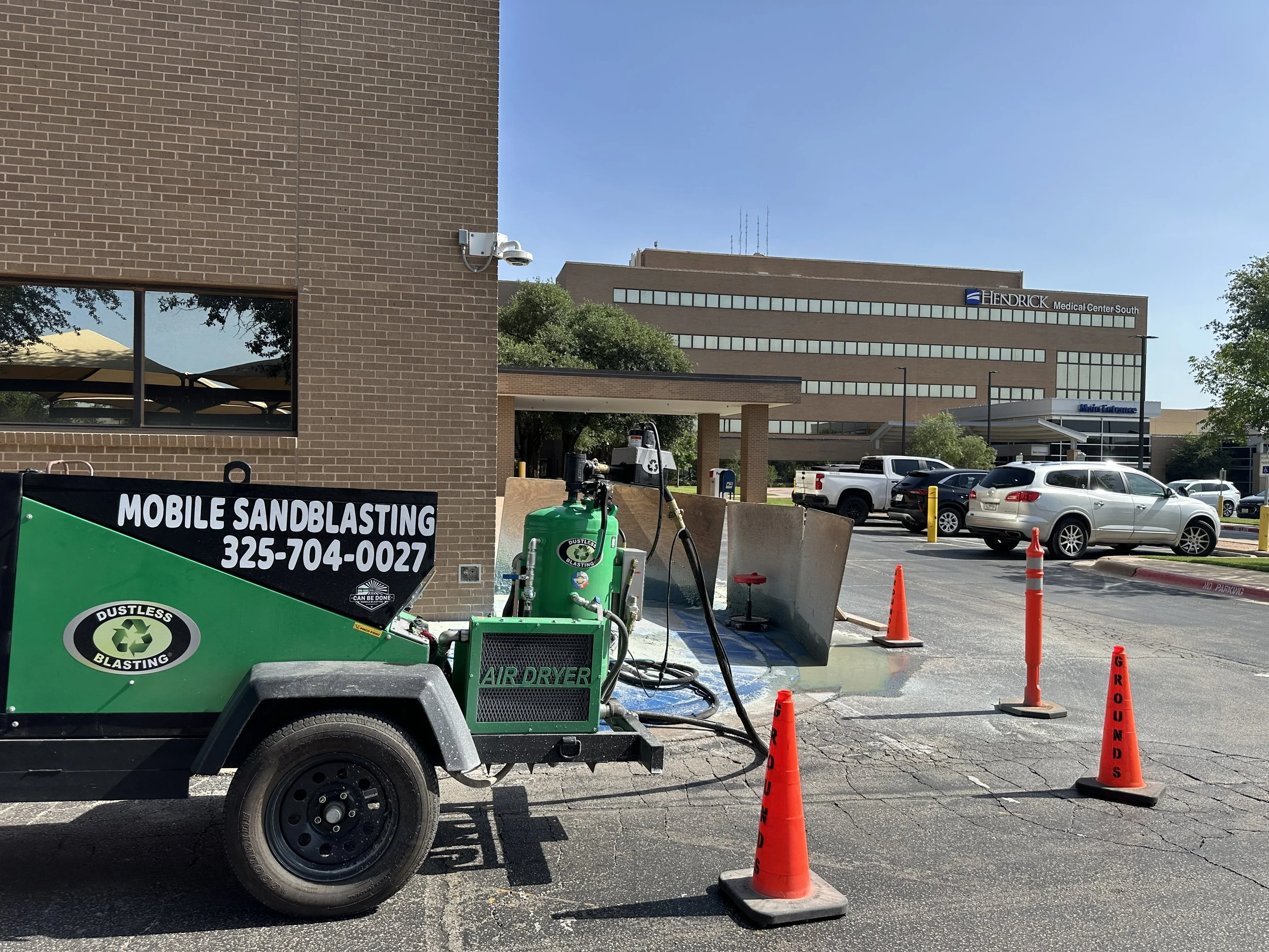 Why “Dustless Blasting” Isn’t Actually Dustless (And When It’s the Right Choice)