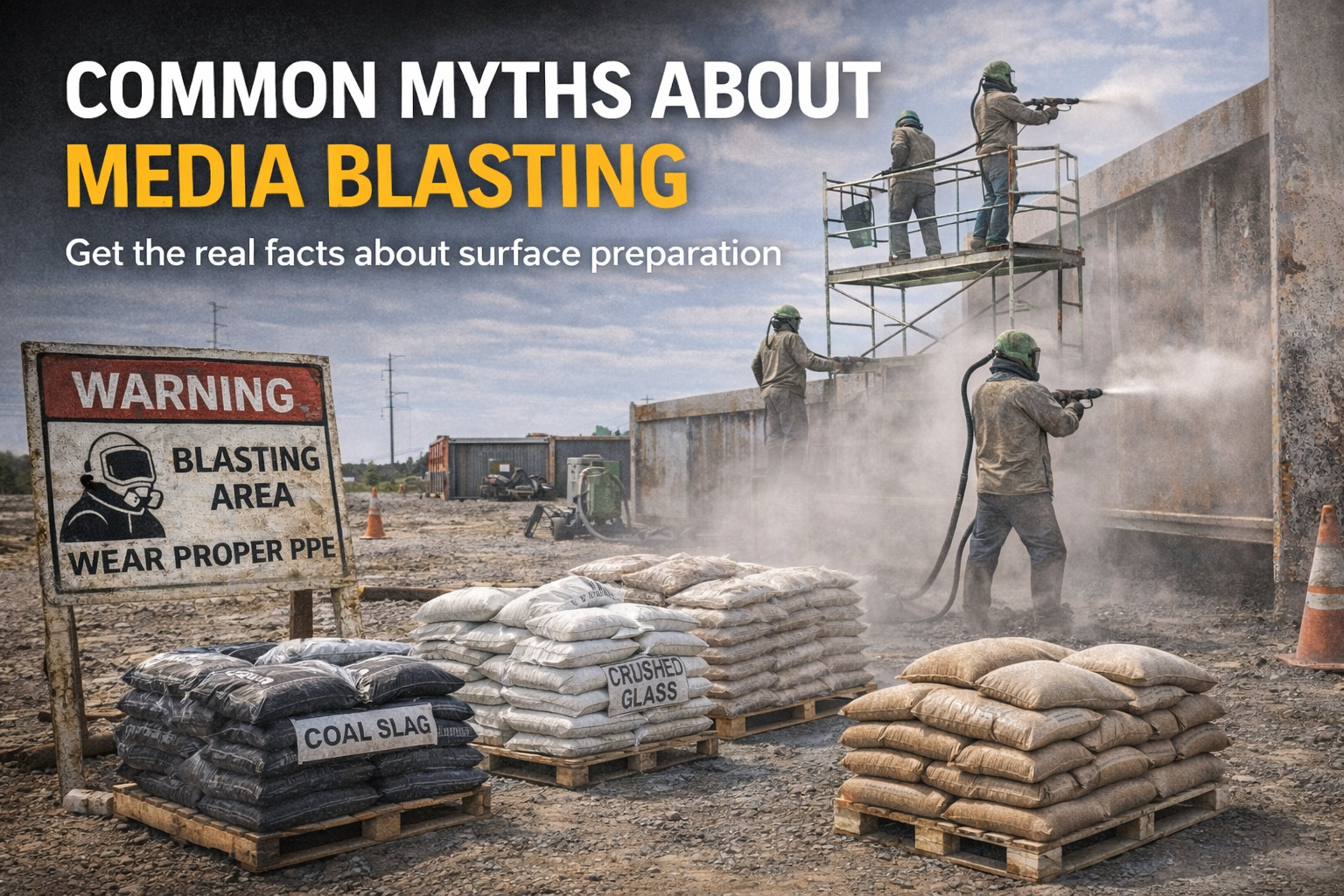 Common Myths About Media Blasting