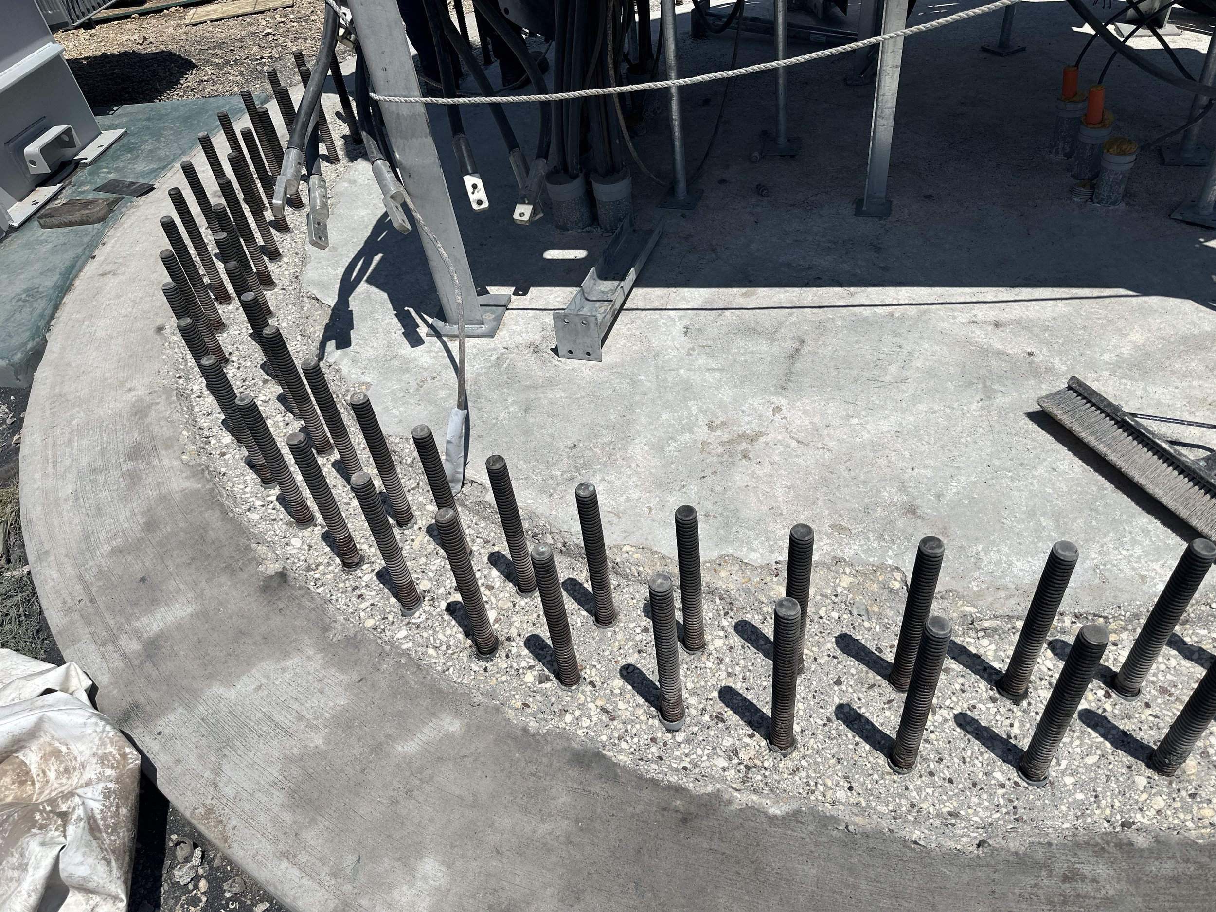 after sandblasting concrete pad.JPG