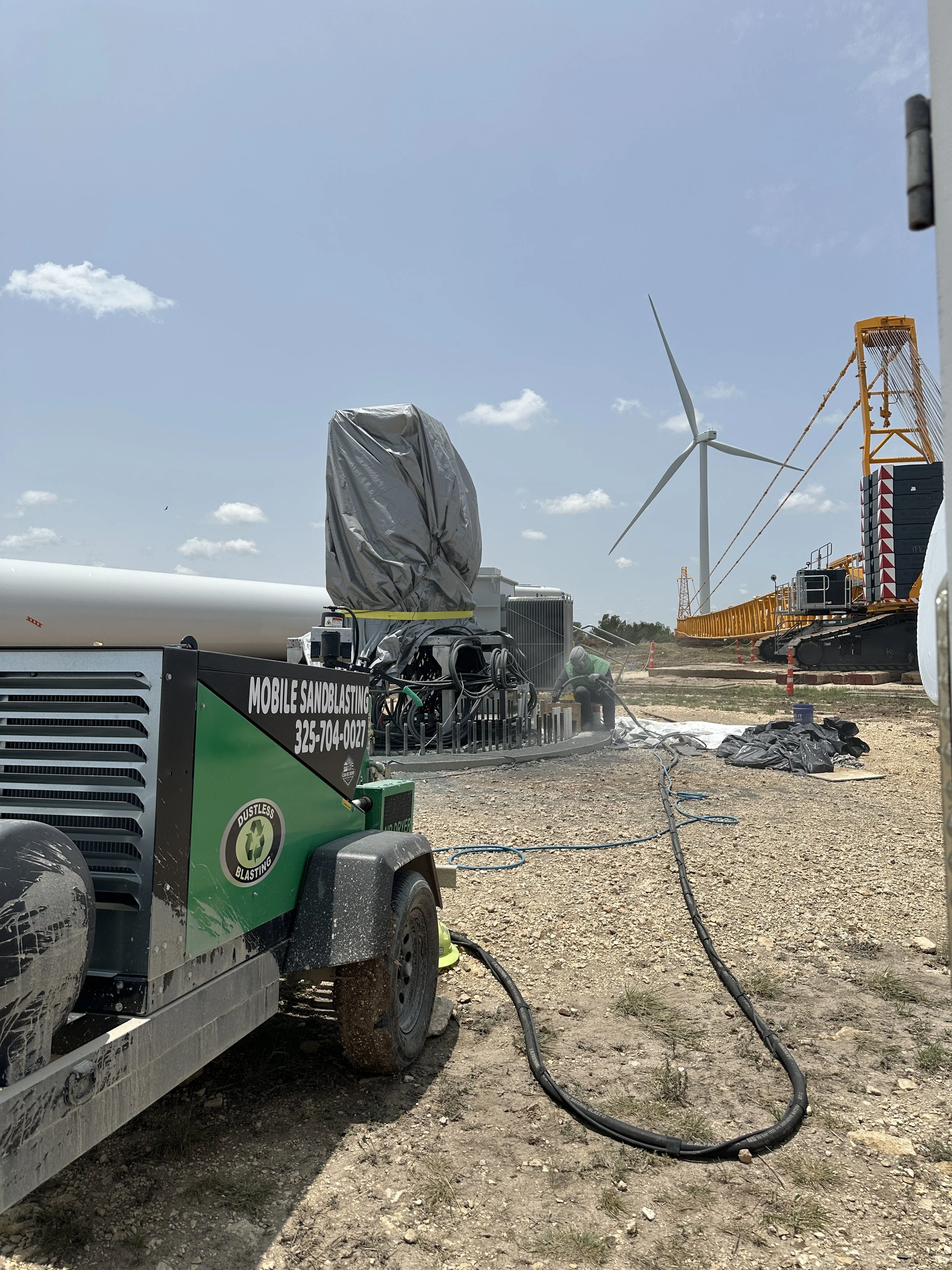 Exposing the Aggregate: Supporting a Wind Turbine Rebuild After a Fire