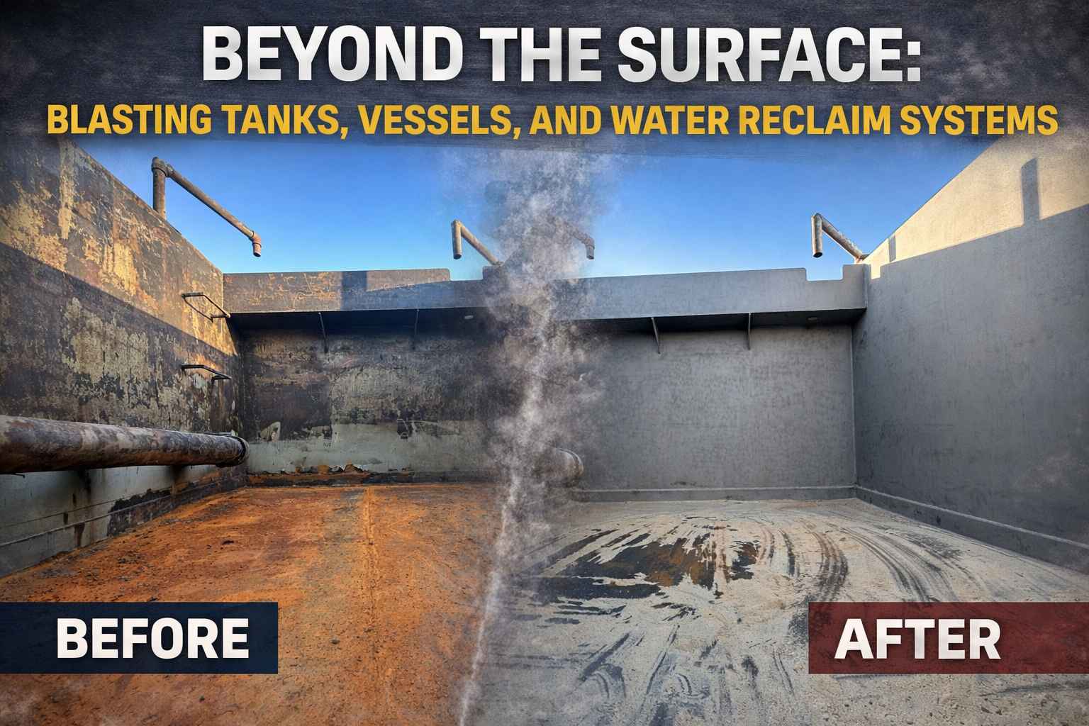 Beyond the Surface: Blasting Tanks, Vessels, and Water Reclaim Systems