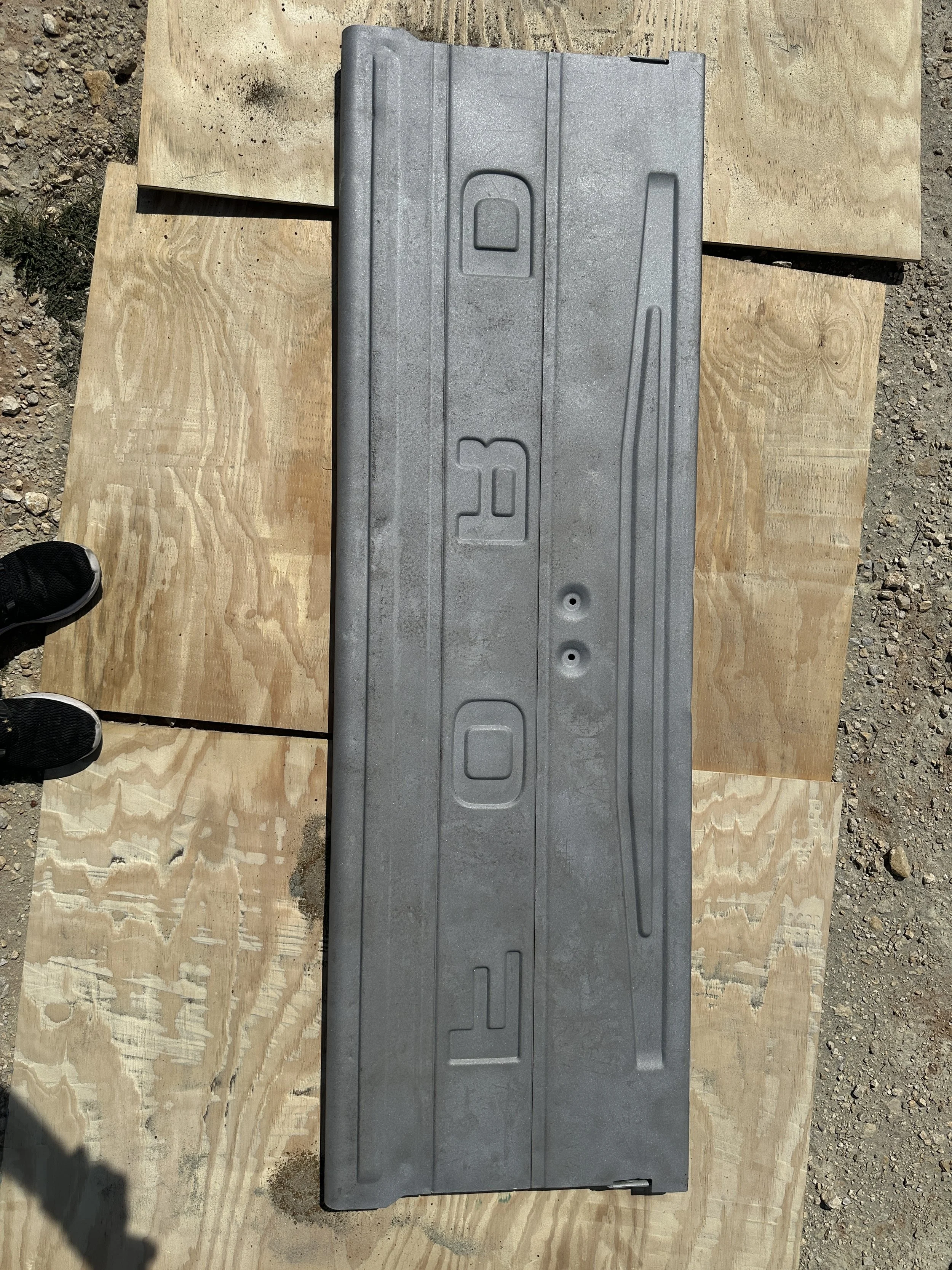 blasted classic ford f100 tailgate.JPG