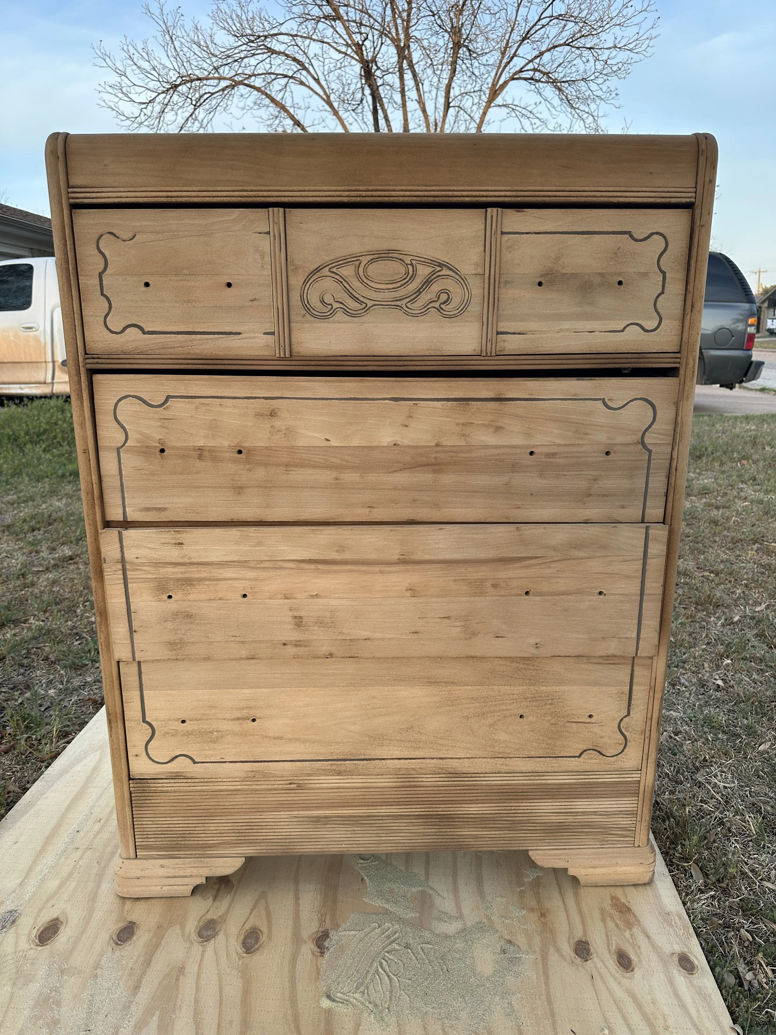 Antique Wooden Dresser