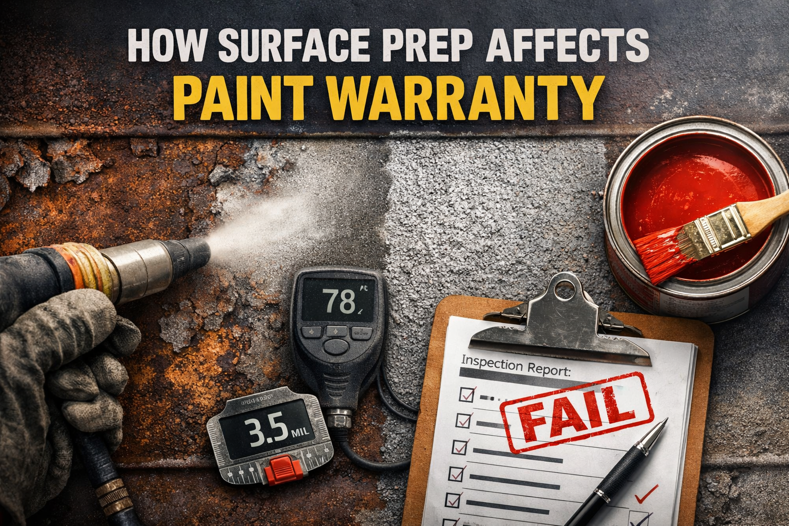 How Surface Prep Affects Paint Warranty