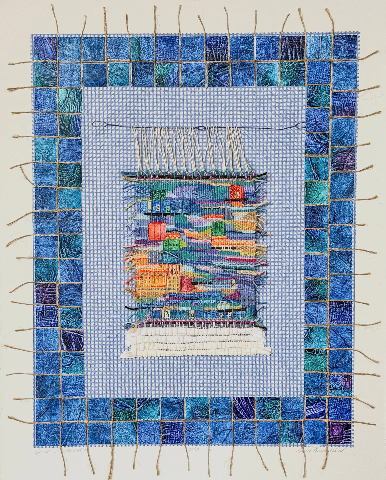  
 Loom: inside-out 2 
 
  
Collagraph
 21 1/4"H x 17 1/4"W
 $650.00 USD  
 