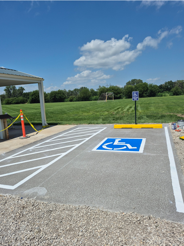Plattsmouth Soccer Club: New ADA parking at their complex