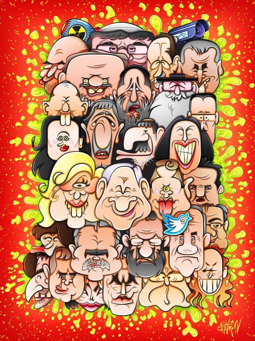 2019 Political Cartoon - Vomit