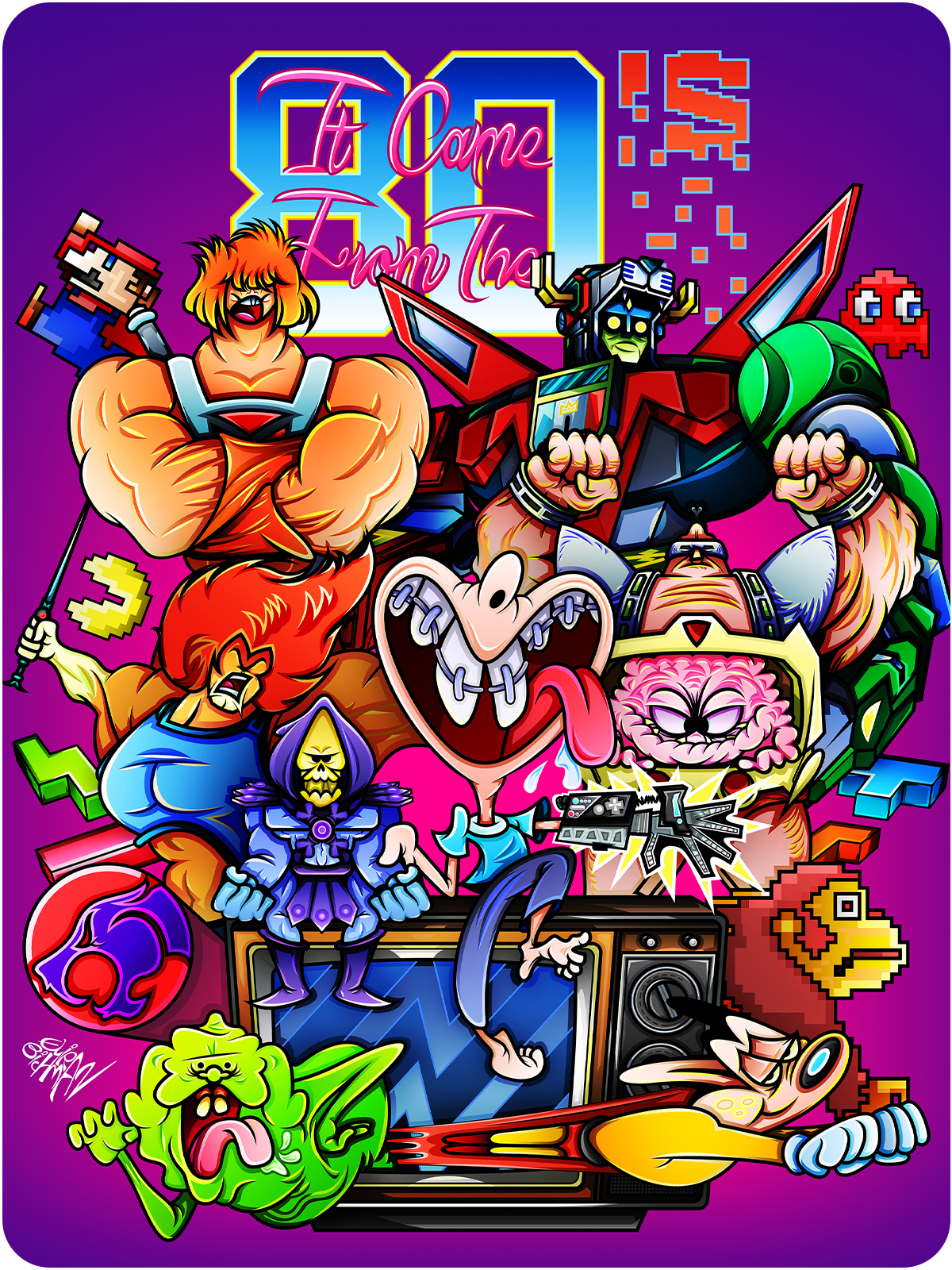 It Came From The 80's Cover