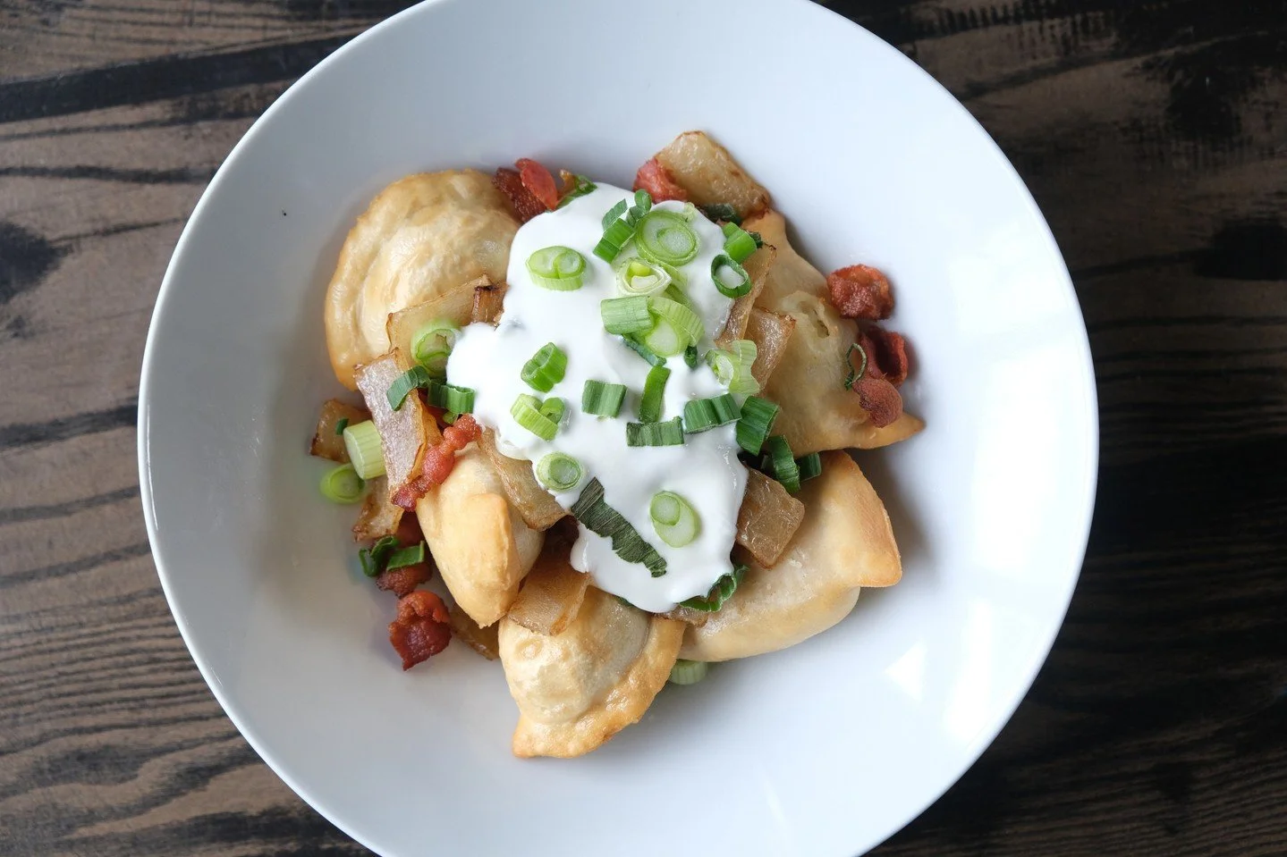 Kaytoo Perogies AKA - little pockets of heaven. ⁠
⁠
#kaytooatblue #bluemountainvillage #apreski ⁠